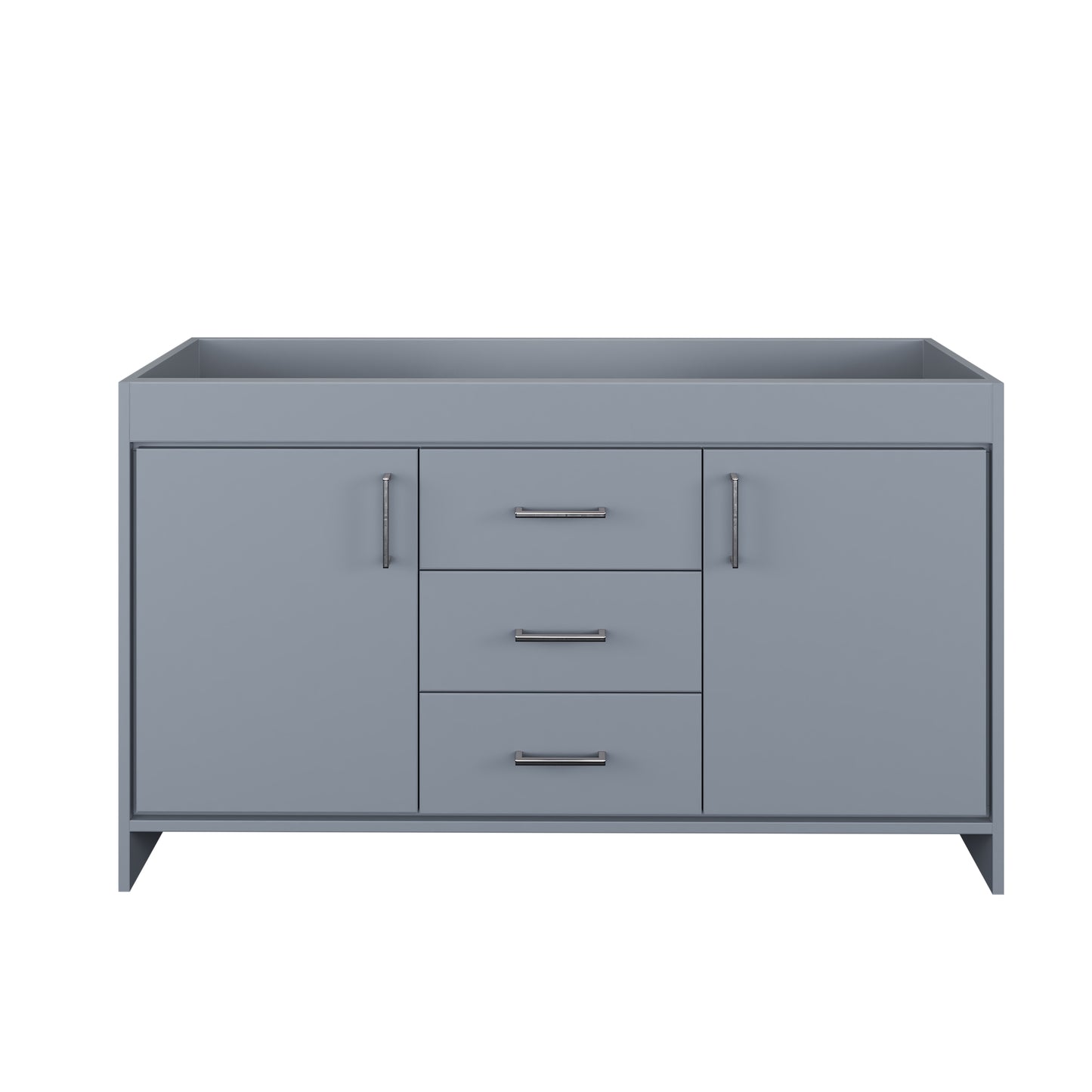 Rio 60" Double Sink Bathroom Vanity Cabinet Only