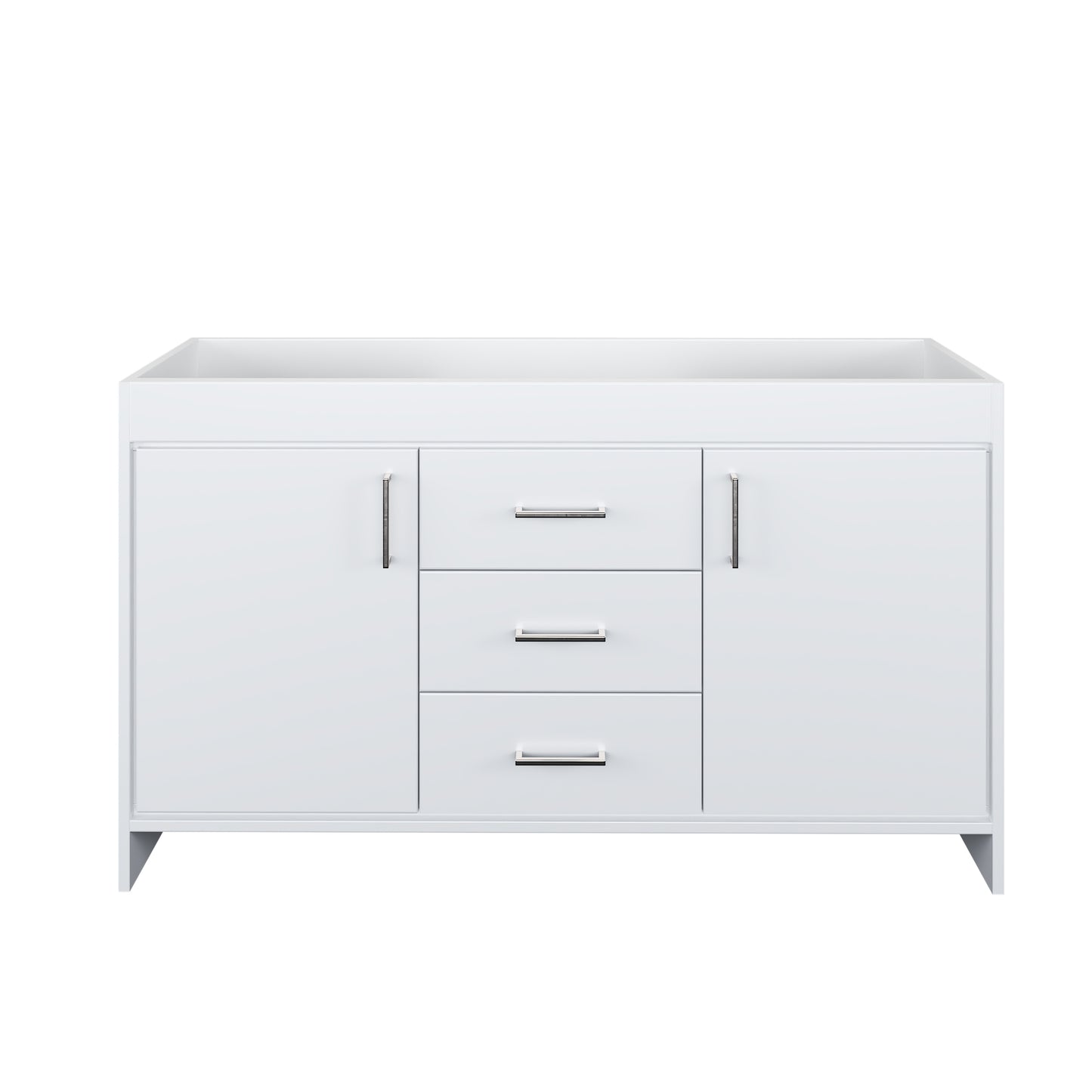 Rio 60" Double Sink Bathroom Vanity Cabinet Only