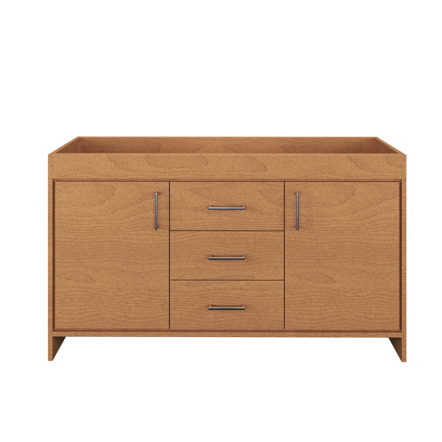 Rio 60" Double Sink Bathroom Vanity Cabinet Only