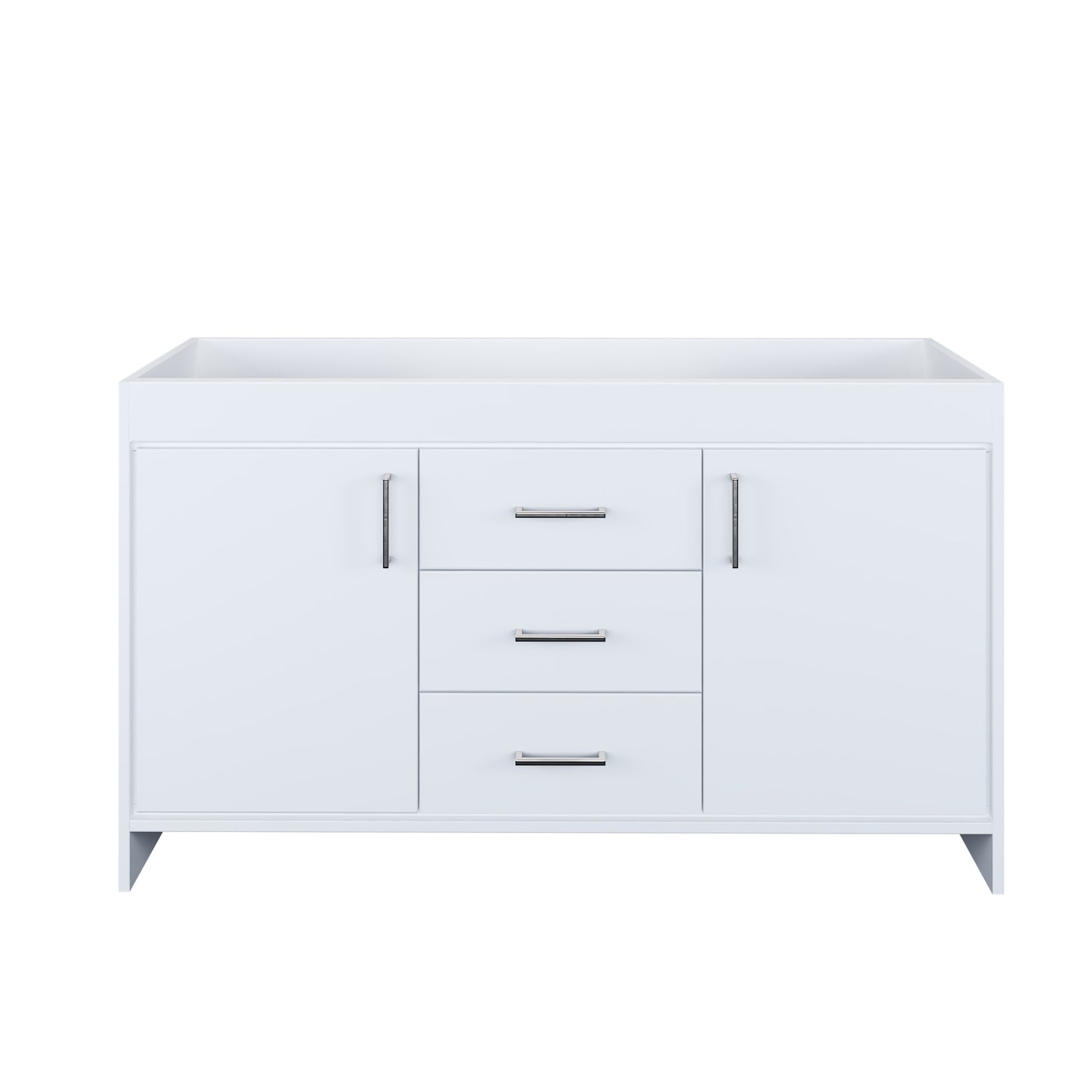 Rio 60" Double Sink Bathroom Vanity Cabinet Only