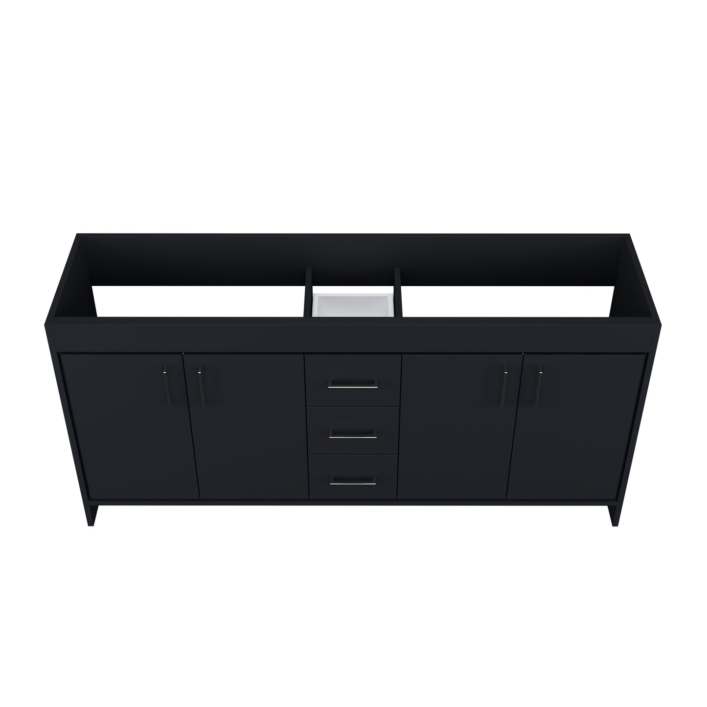 Rio 72" Double Sink Bathroom Vanity Cabinet Only