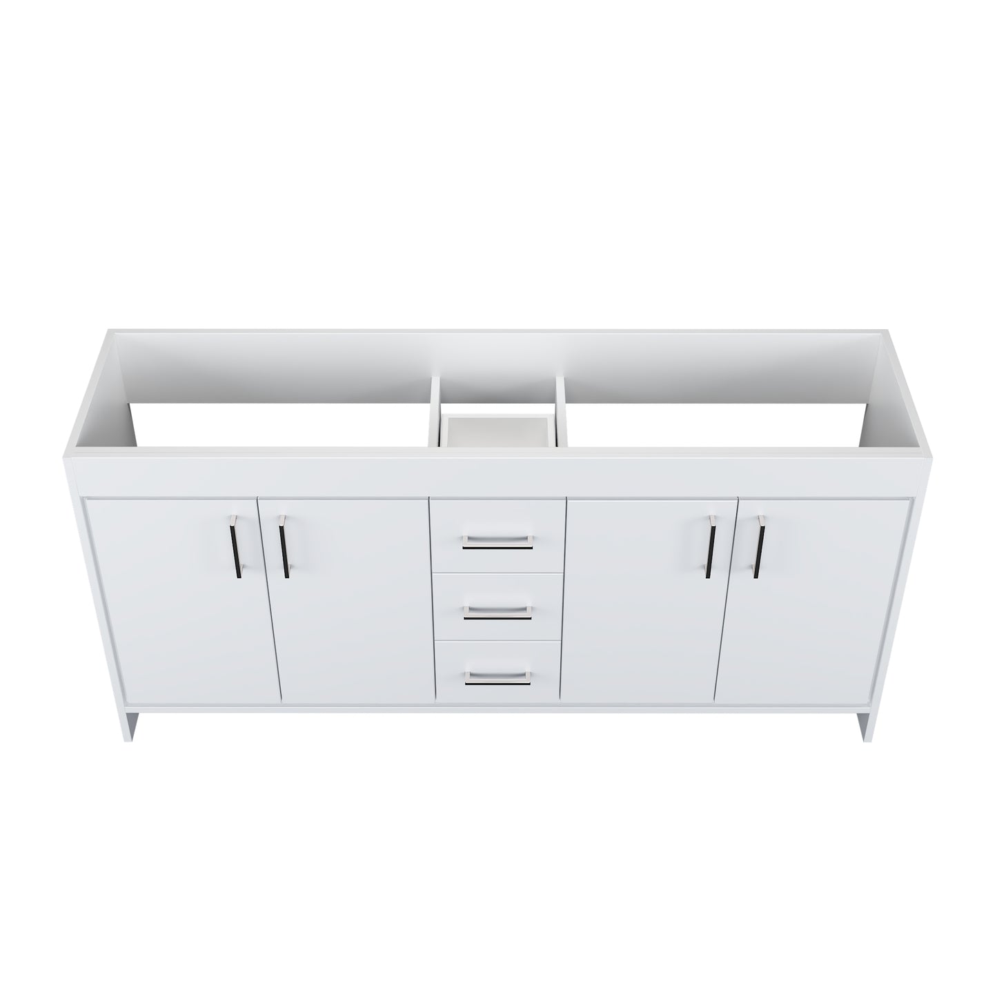 Rio 72" Double Sink Bathroom Vanity Cabinet Only