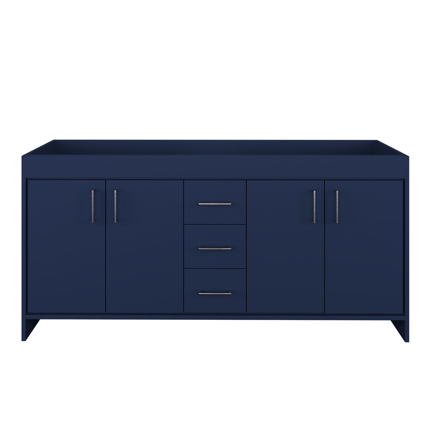 Rio 72" Double Sink Bathroom Vanity Cabinet Only