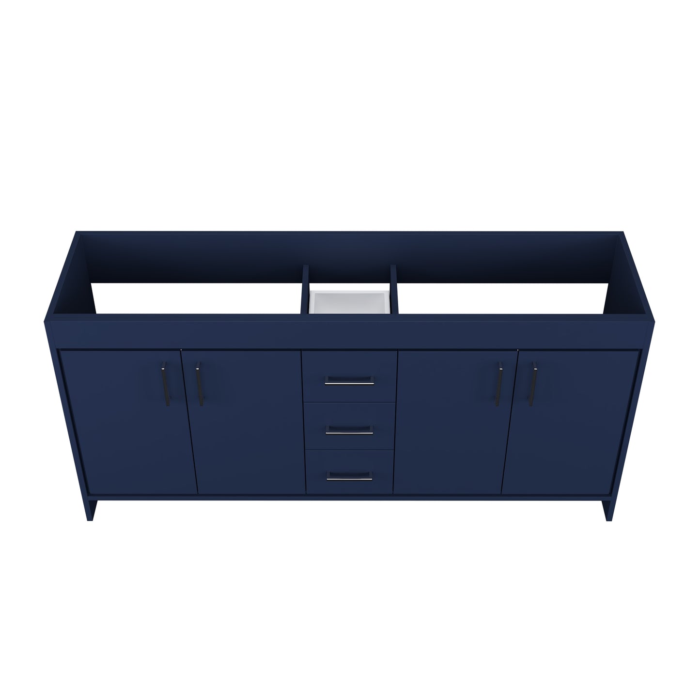 Rio 72" Double Sink Bathroom Vanity Cabinet Only