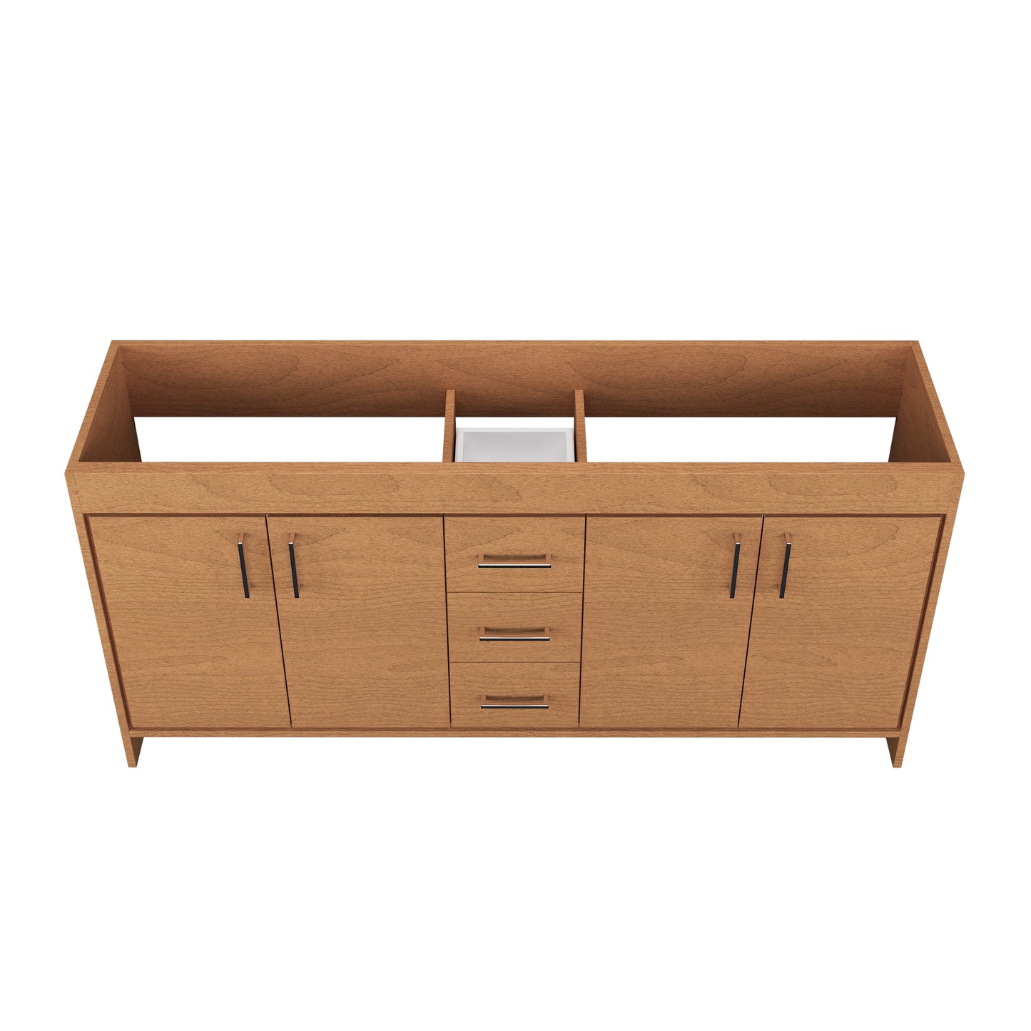 Rio 72" Double Sink Bathroom Vanity Cabinet Only