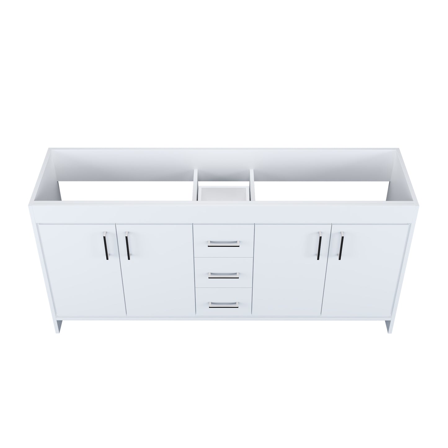 Rio 72" Double Sink Bathroom Vanity Cabinet Only