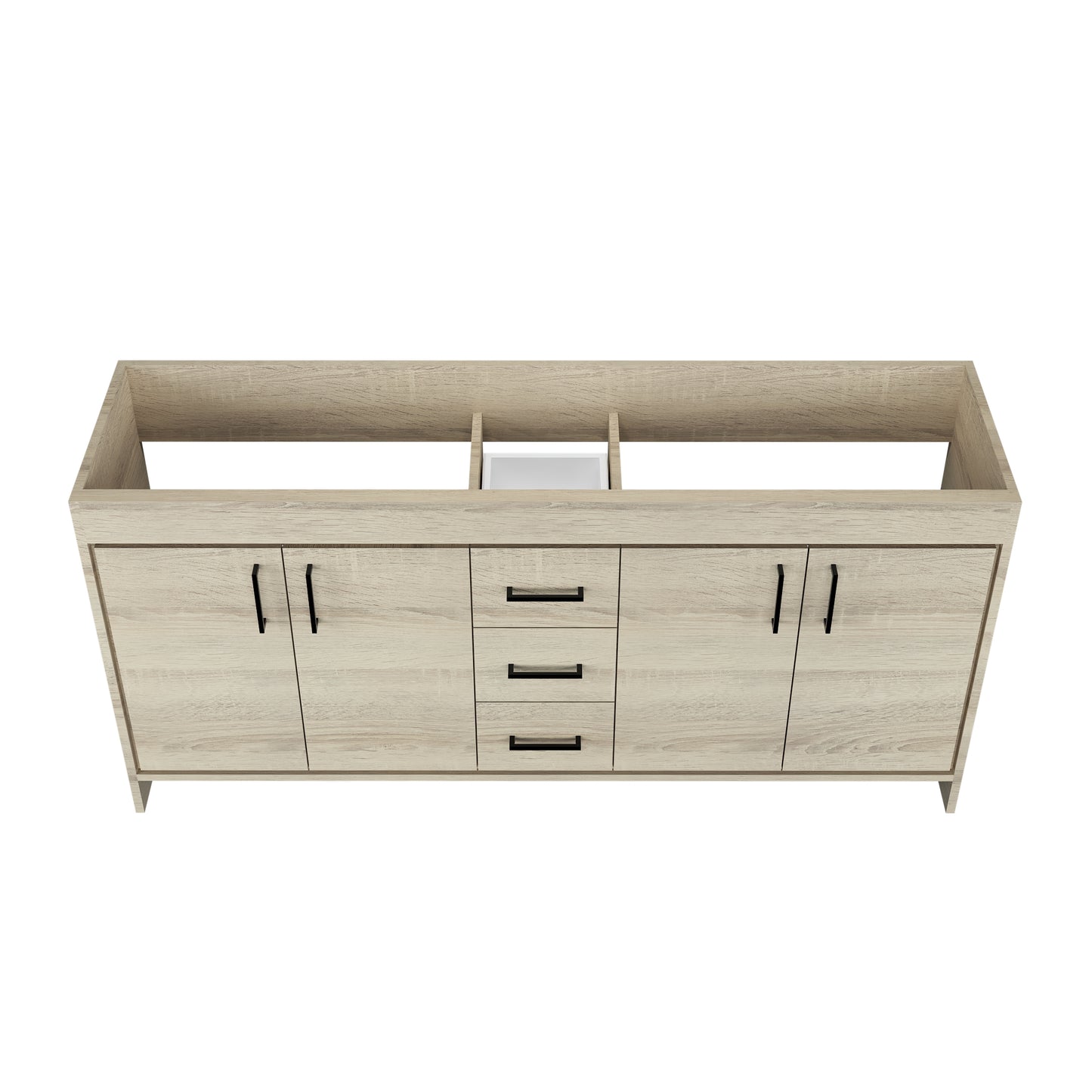 Rio 72" Double Sink Bathroom Vanity Cabinet Only