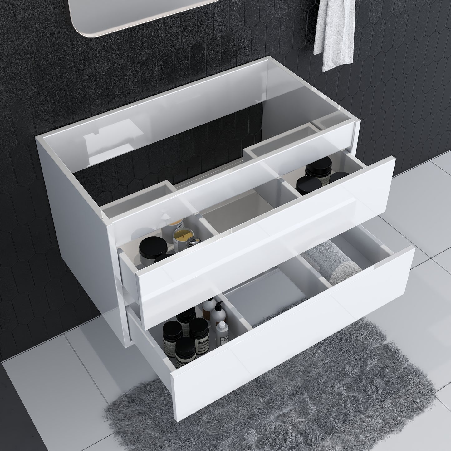 Salt 36" Bathroom Vanity Cabinet Only