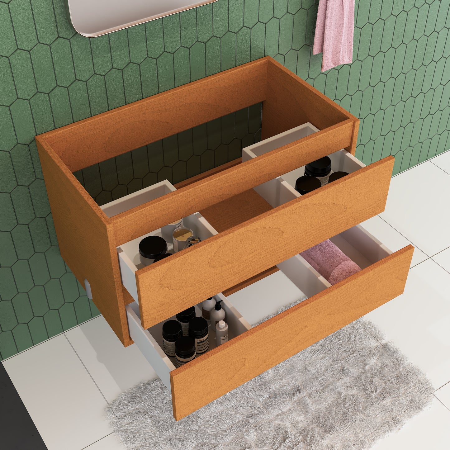 Salt 36" Bathroom Vanity Cabinet Only