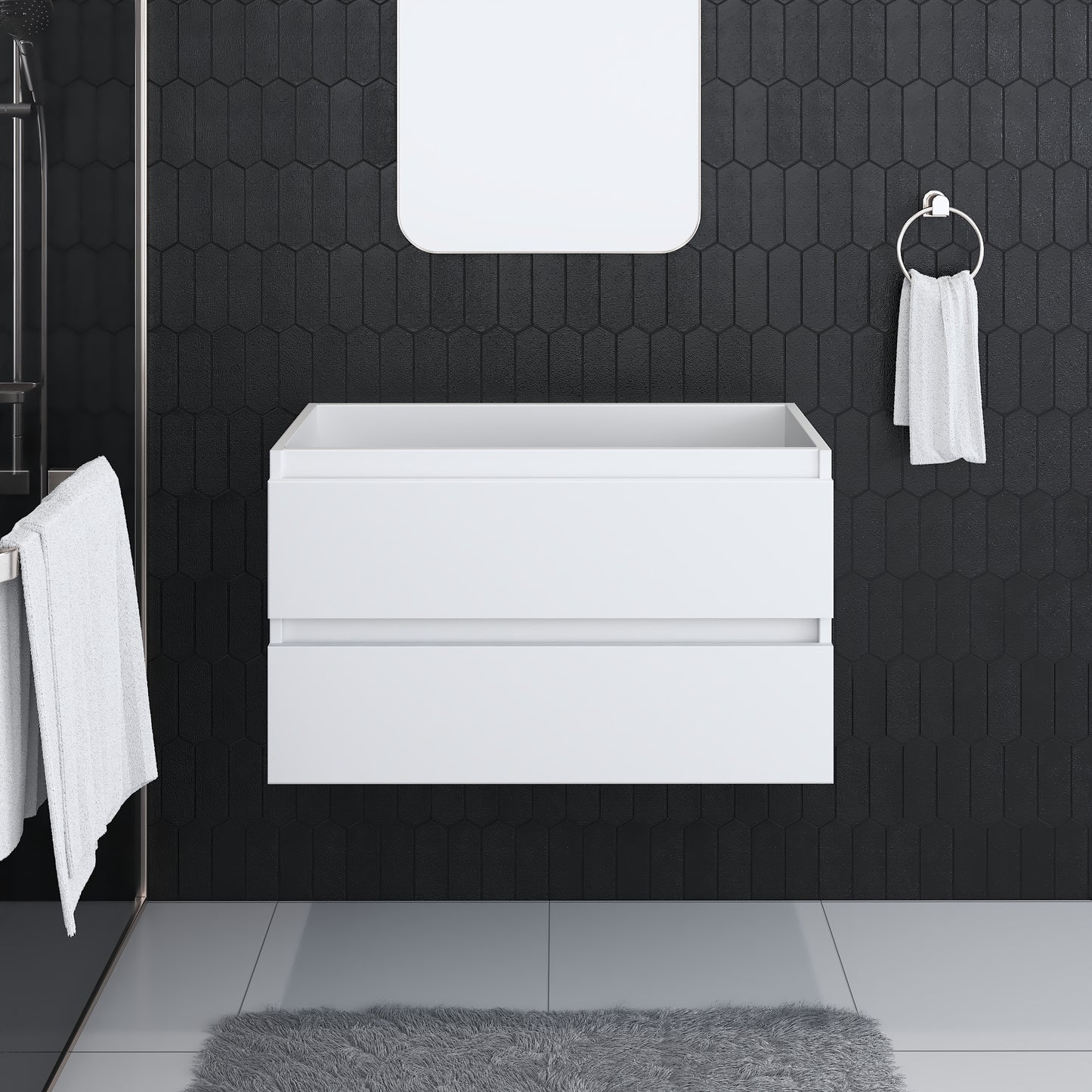 Salt 36" Bathroom Vanity Cabinet Only