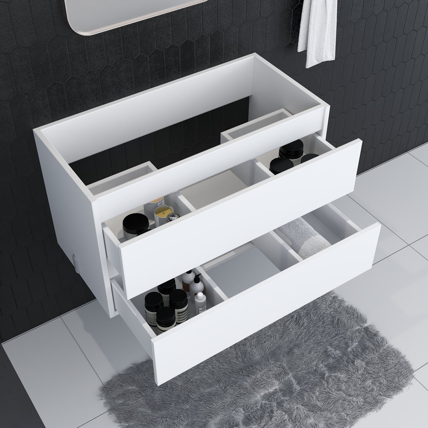 Salt 36" Bathroom Vanity Cabinet Only