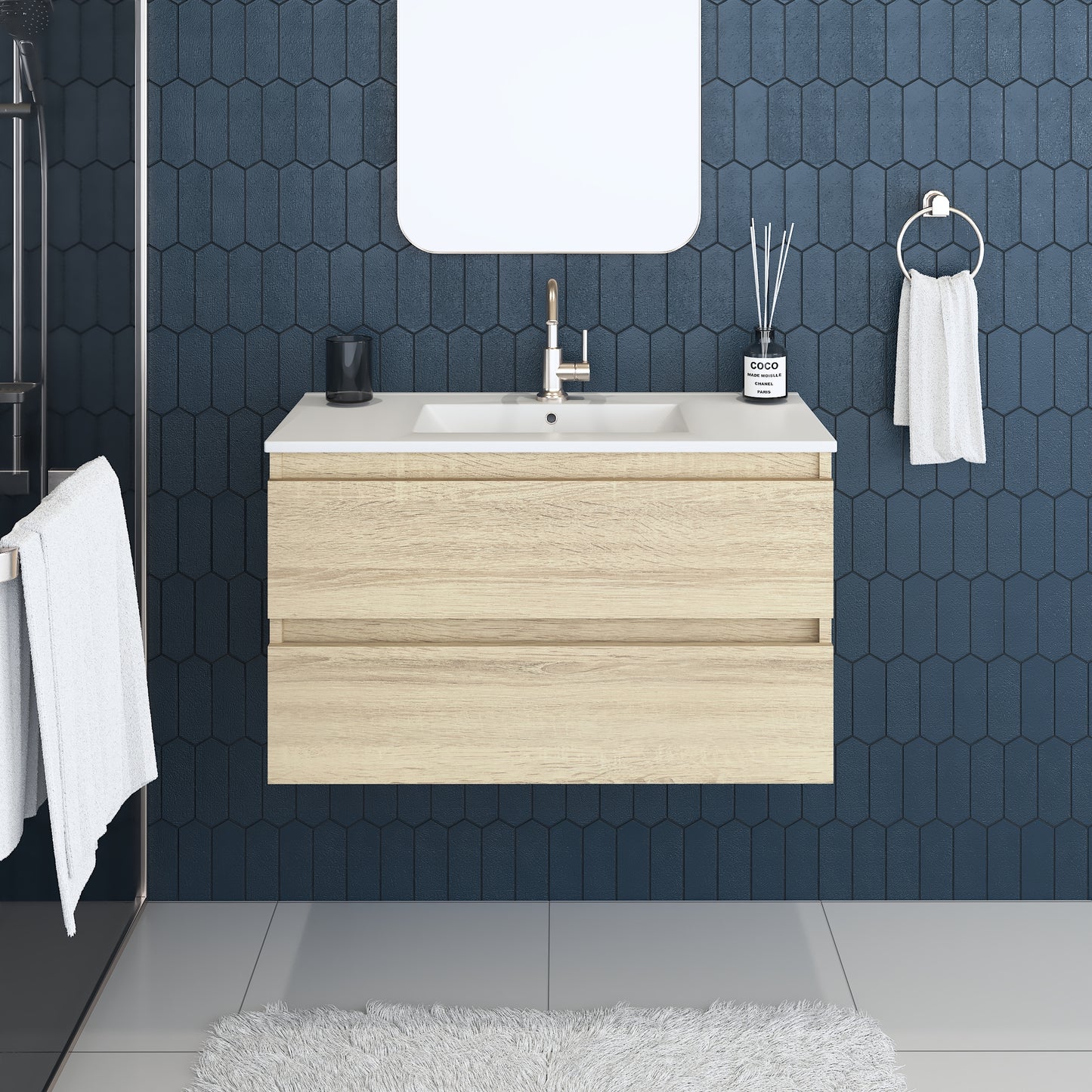 Salt 36" Bathroom Vanity with integrated counter top