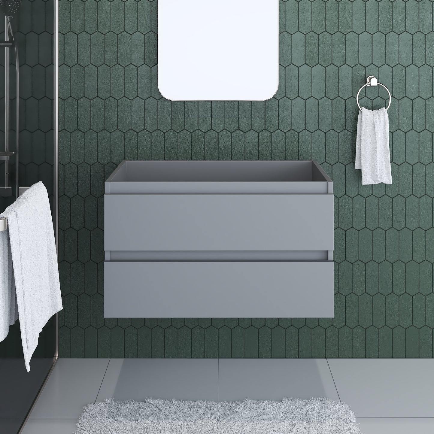 Salt 36" Bathroom Vanity Cabinet Only
