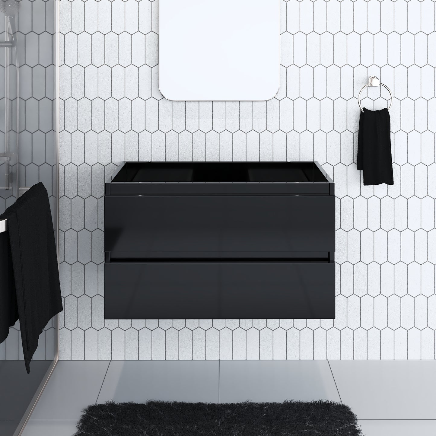 Salt 36" Bathroom Vanity Cabinet Only