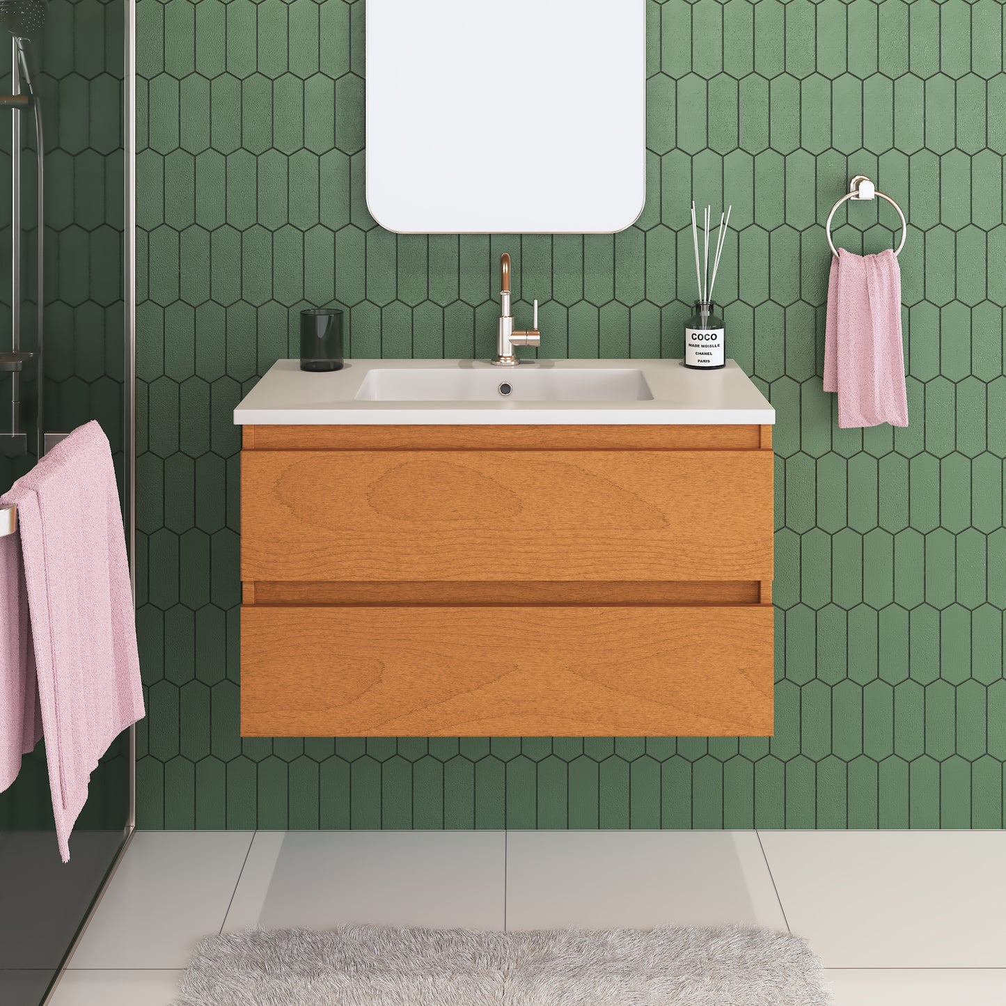 Salt 36" Bathroom Vanity with integrated counter top