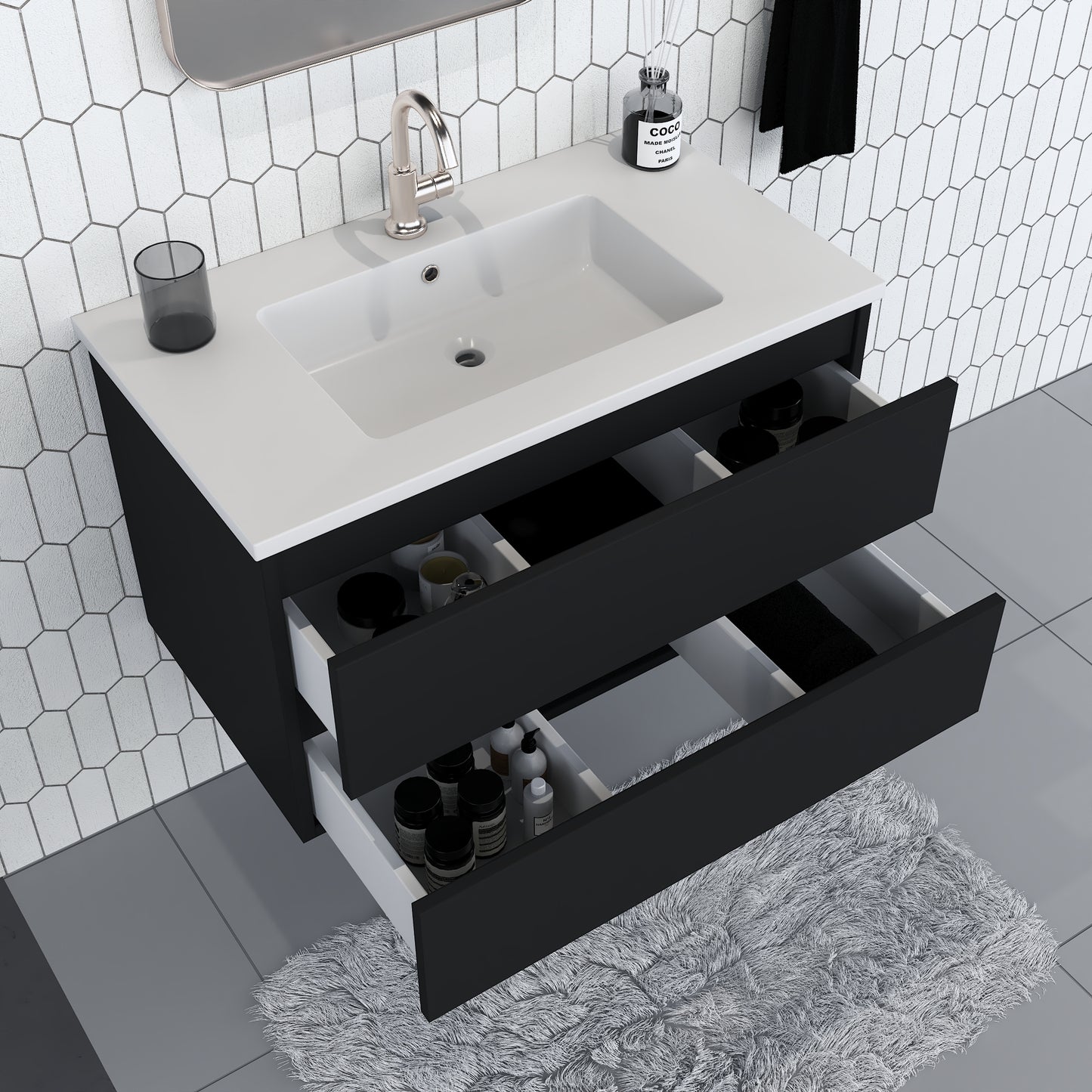 Salt 36" Bathroom Vanity with integrated counter top