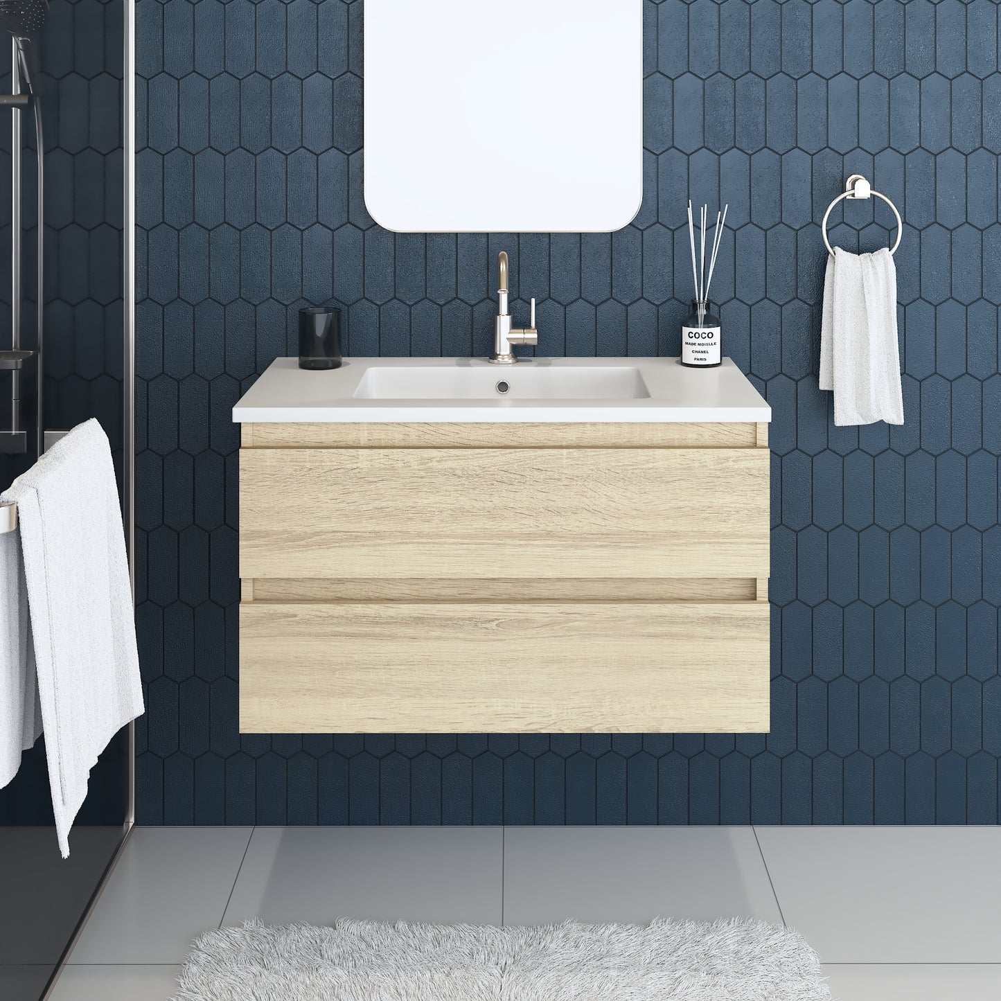 Salt 36" Bathroom Vanity with integrated counter top
