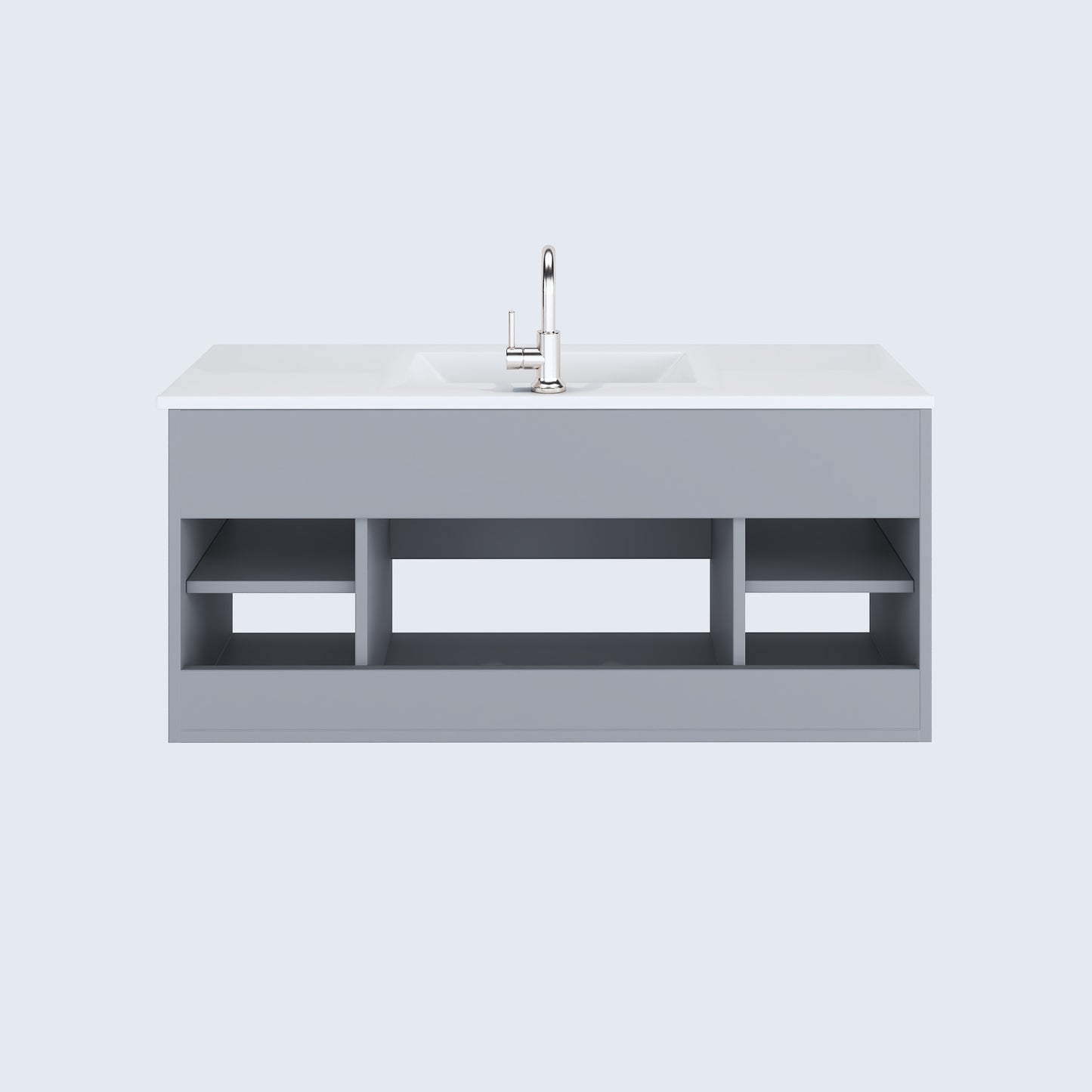 Salt 48" Bathroom Vanity with integrated counter top