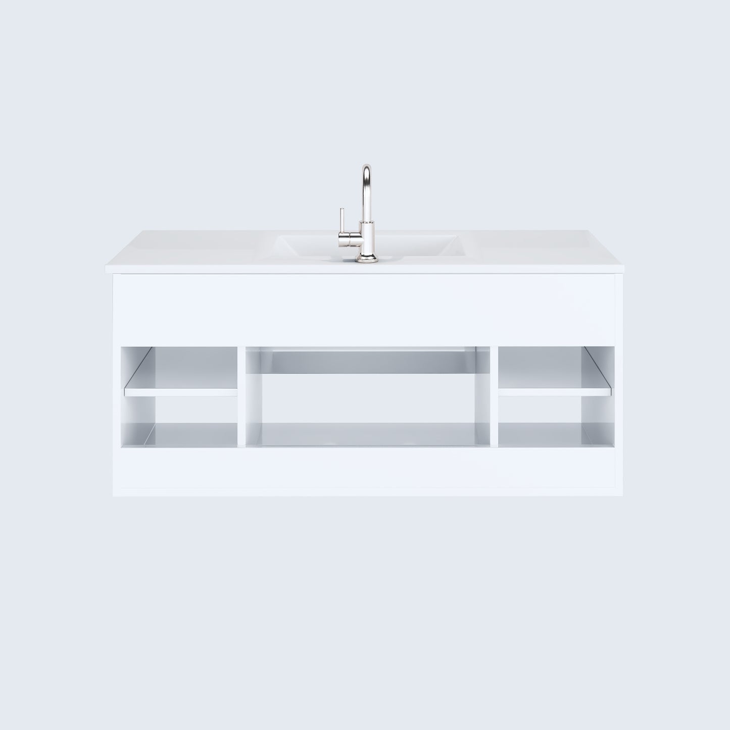 Salt 48" Bathroom Vanity with integrated counter top