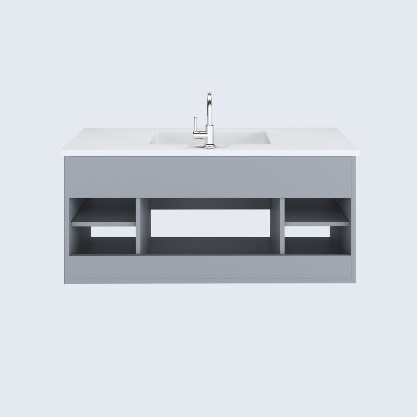 Salt 48" Bathroom Vanity with integrated counter top