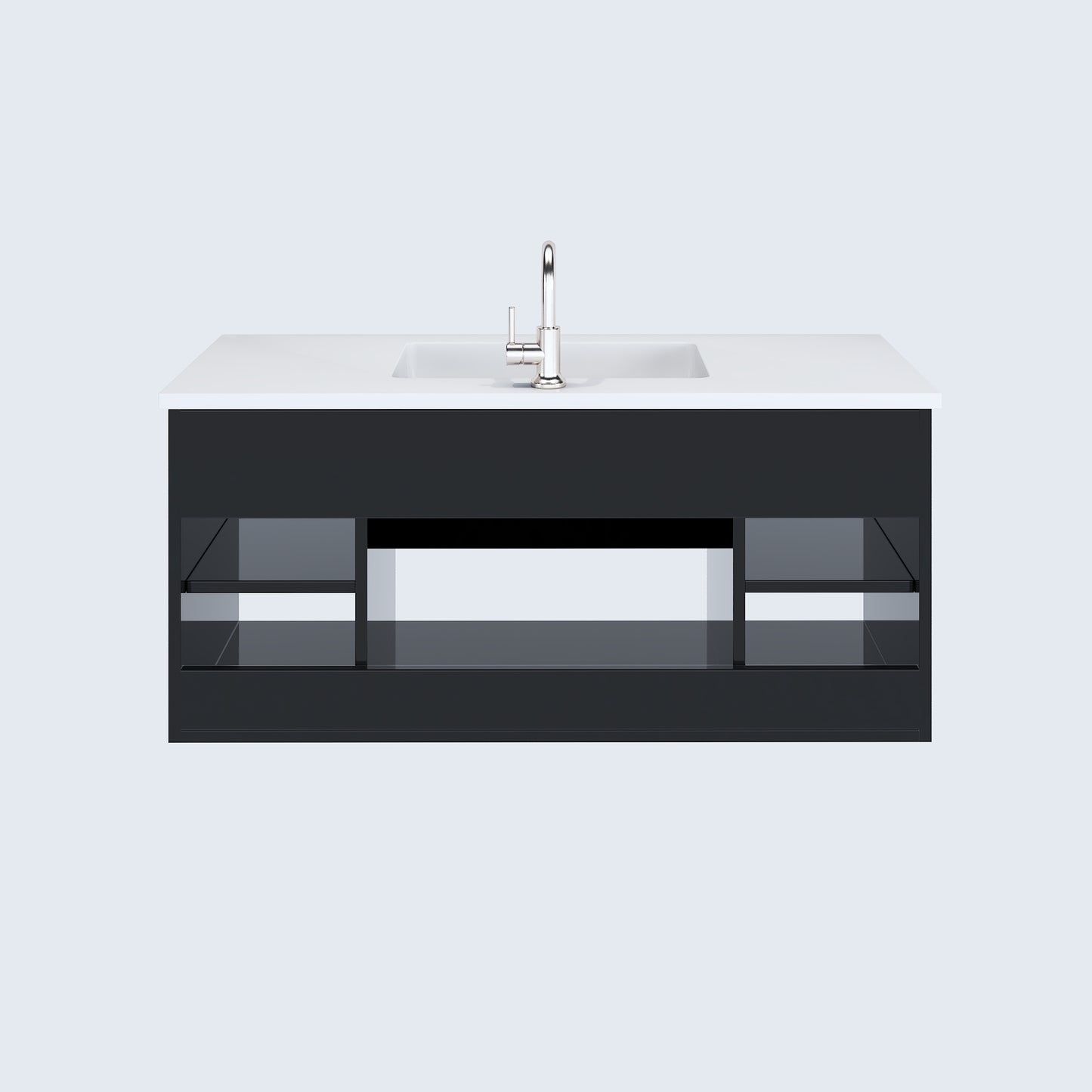 Salt 48" Bathroom Vanity with integrated counter top