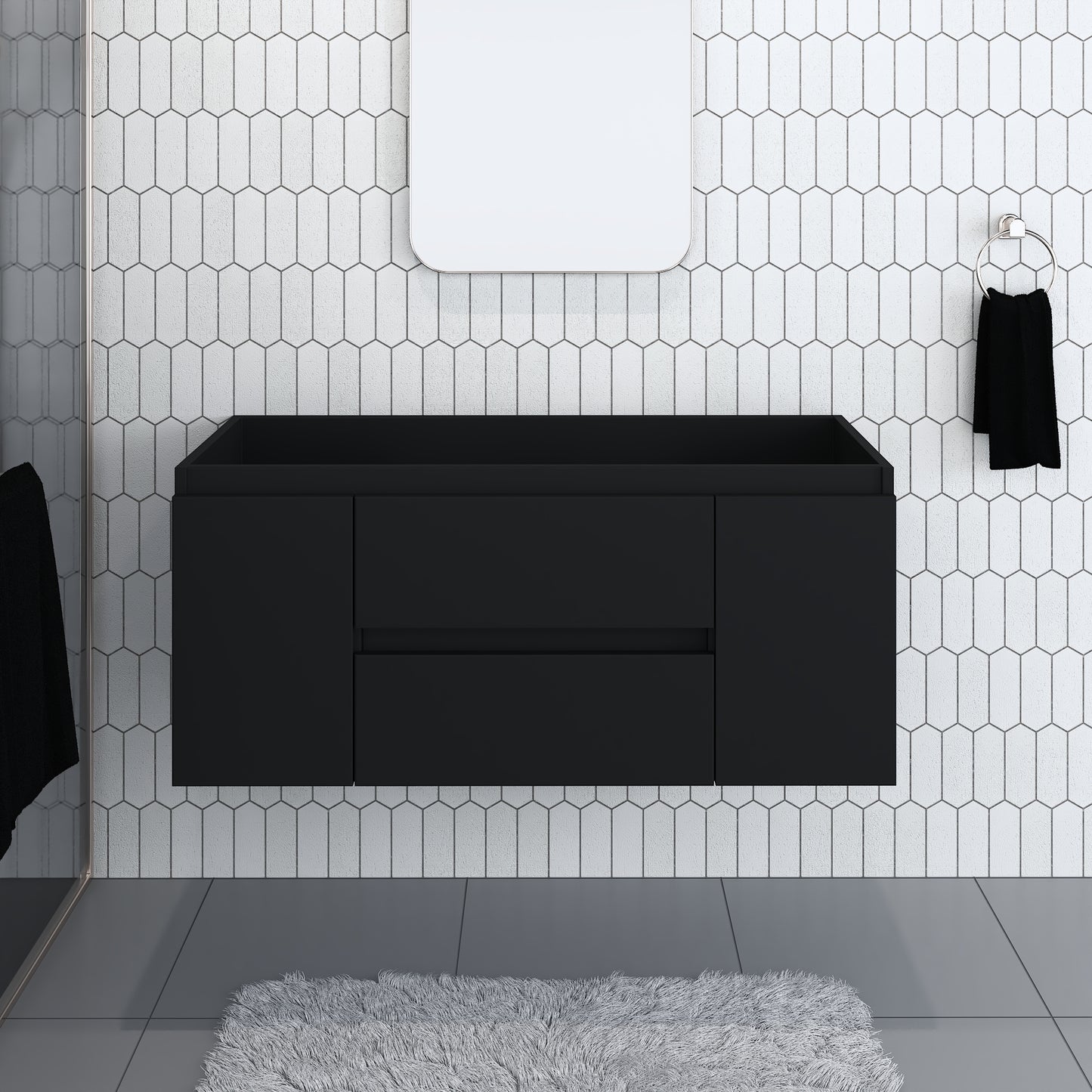 Salt 48" Bathroom Vanity Cabinet Only