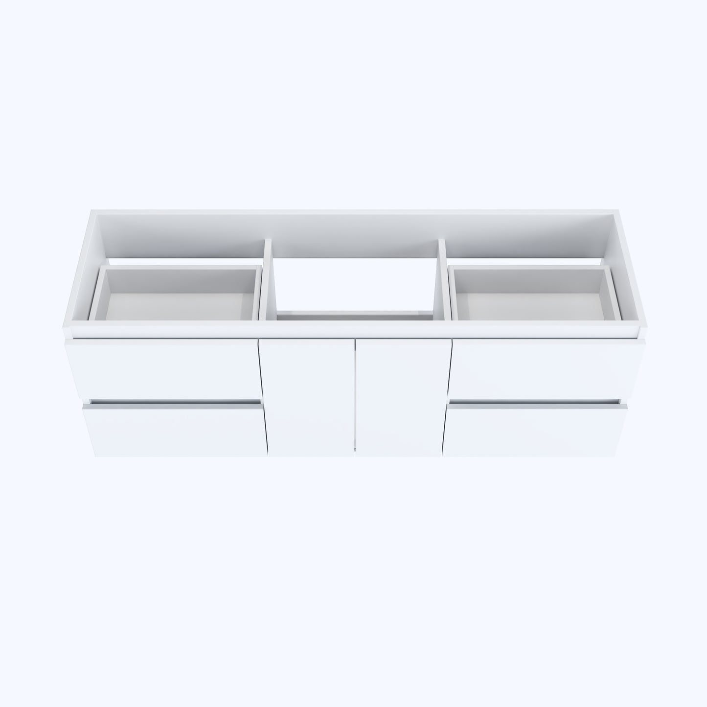 Salt 60" Single Sink Bathroom Vanity Cabinet Only