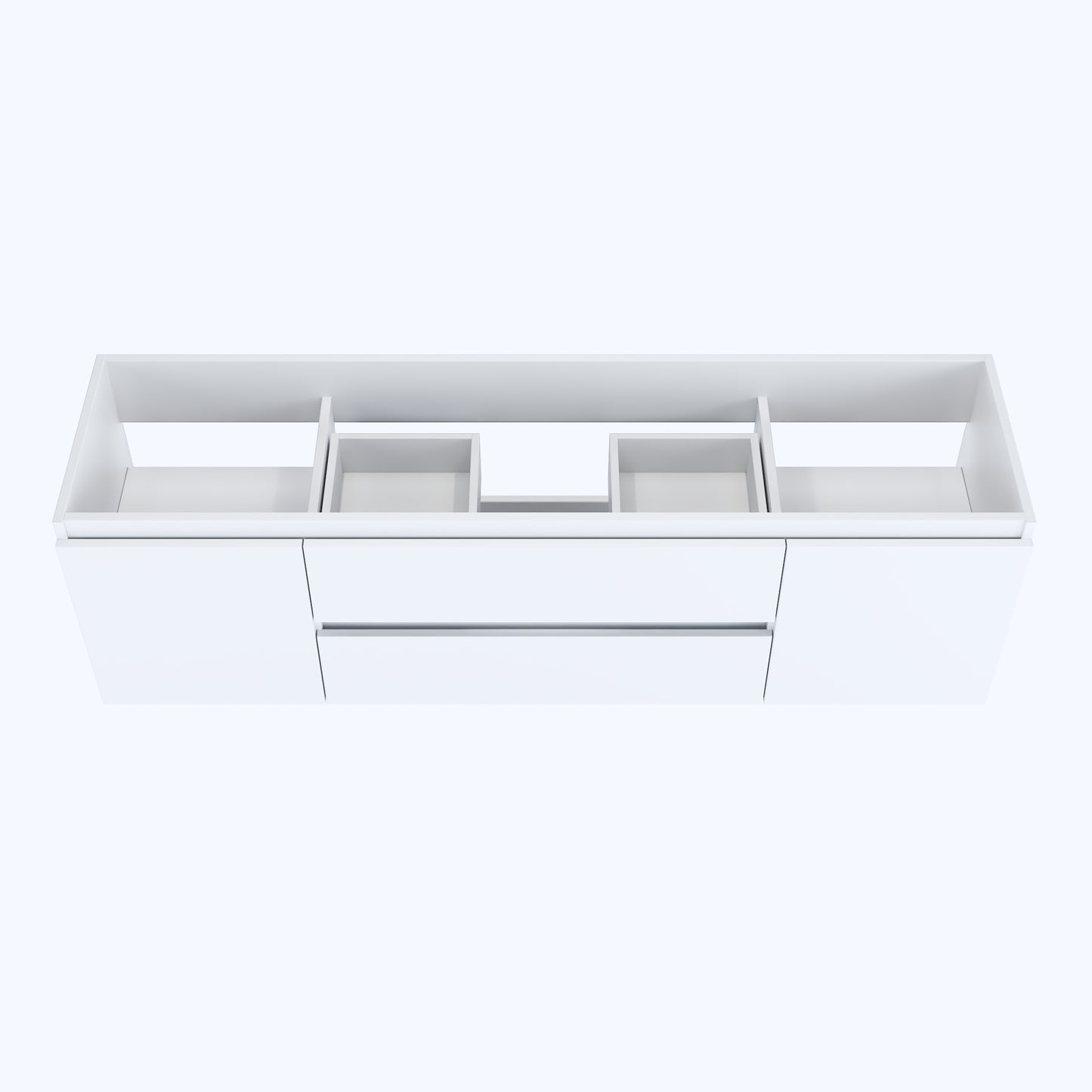 Salt 72" Double Sink Bathroom Vanity Cabinet Only