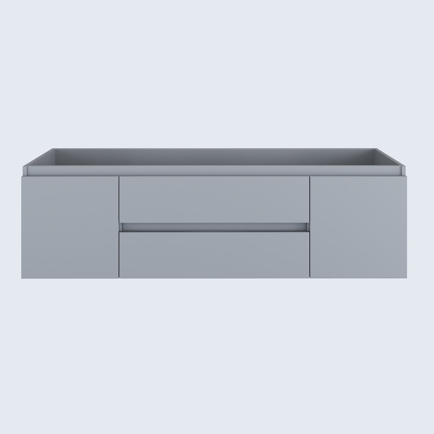 Salt 72" Double Sink Bathroom Vanity Cabinet Only