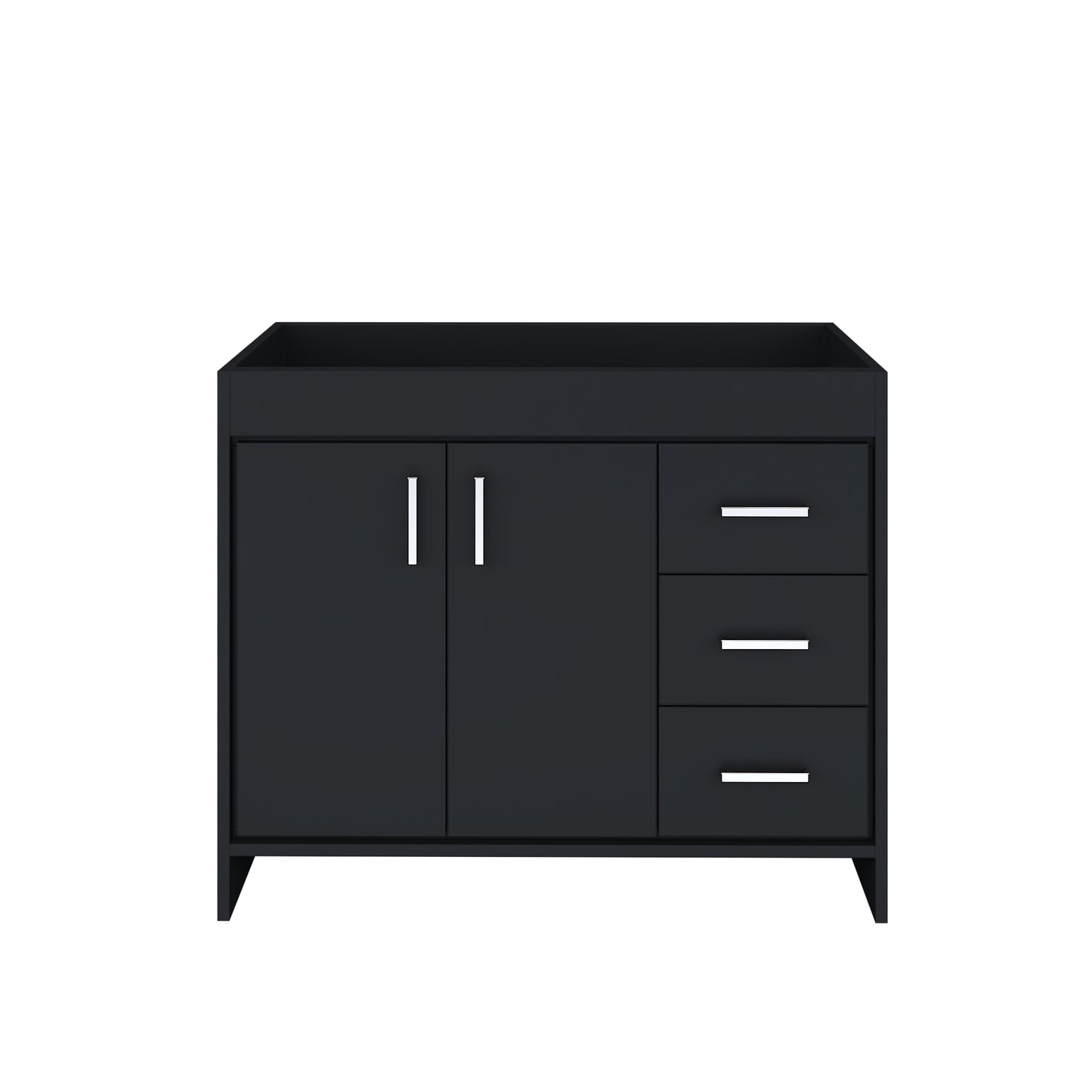Snow 40" Bathroom Vanity Right Side Drawers Cabinet Only
