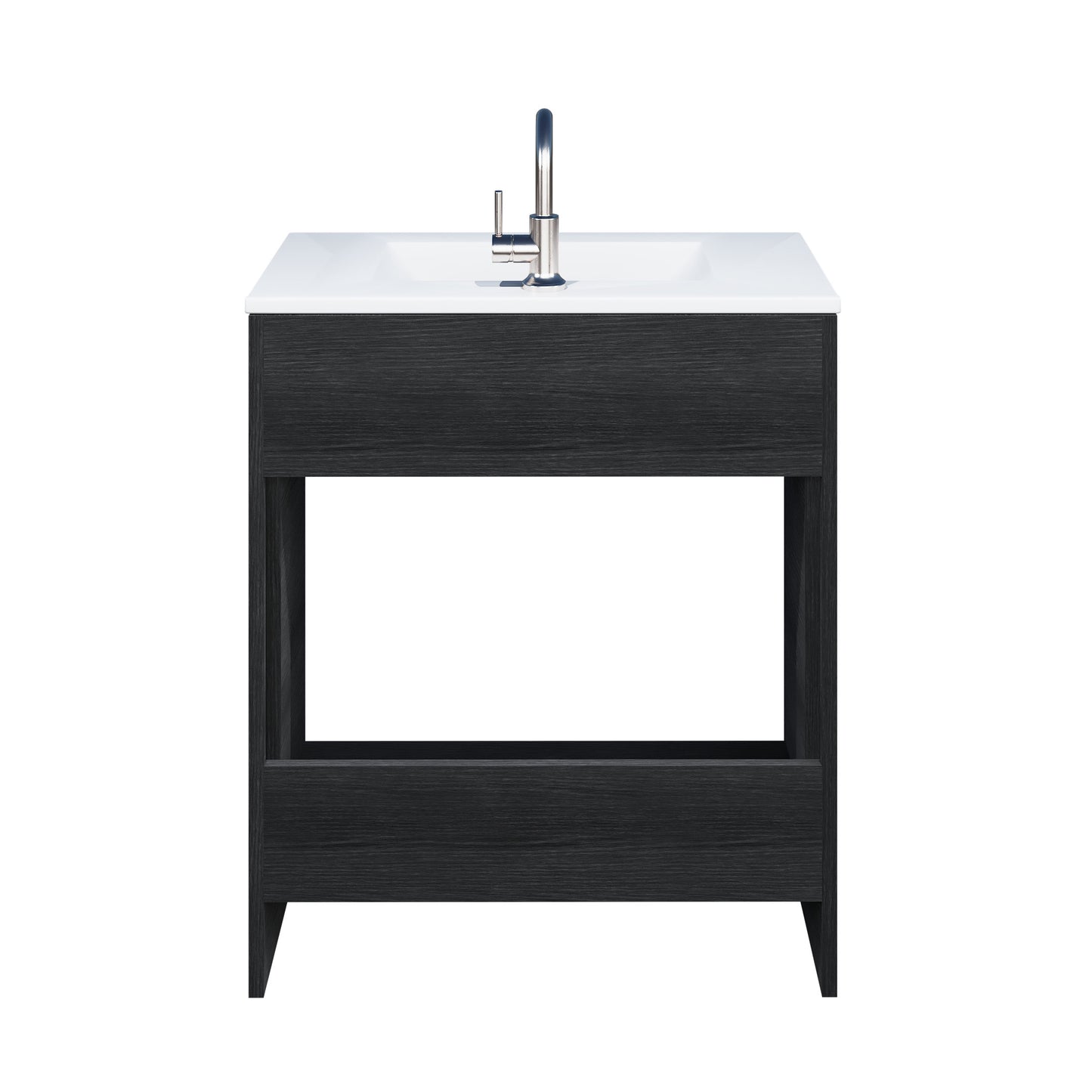 Villa 30" Bathroom Vanity with Ceramic integrated counter top