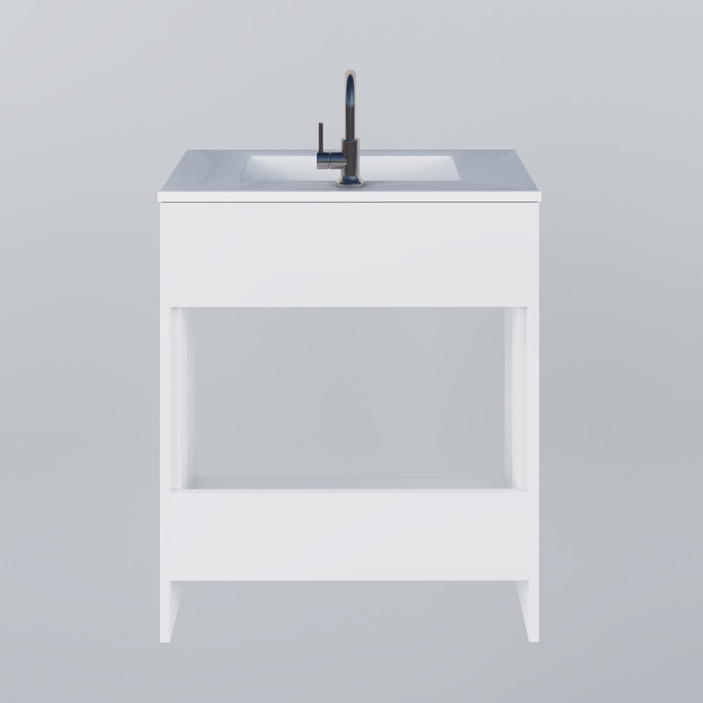 Villa 30" Bathroom Vanity with Ceramic integrated counter top