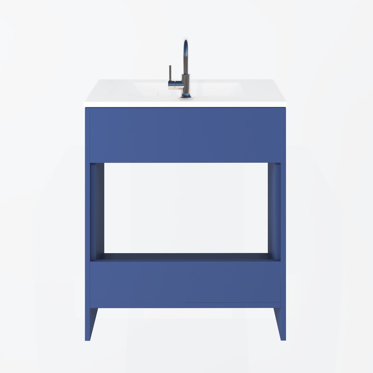 Villa 30" Bathroom Vanity with Ceramic integrated counter top