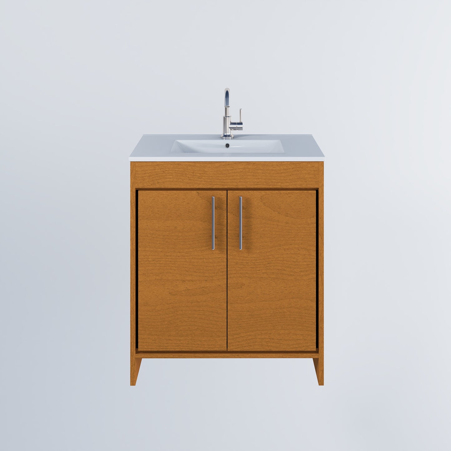 Villa 30" Bathroom Vanity with Ceramic integrated counter top