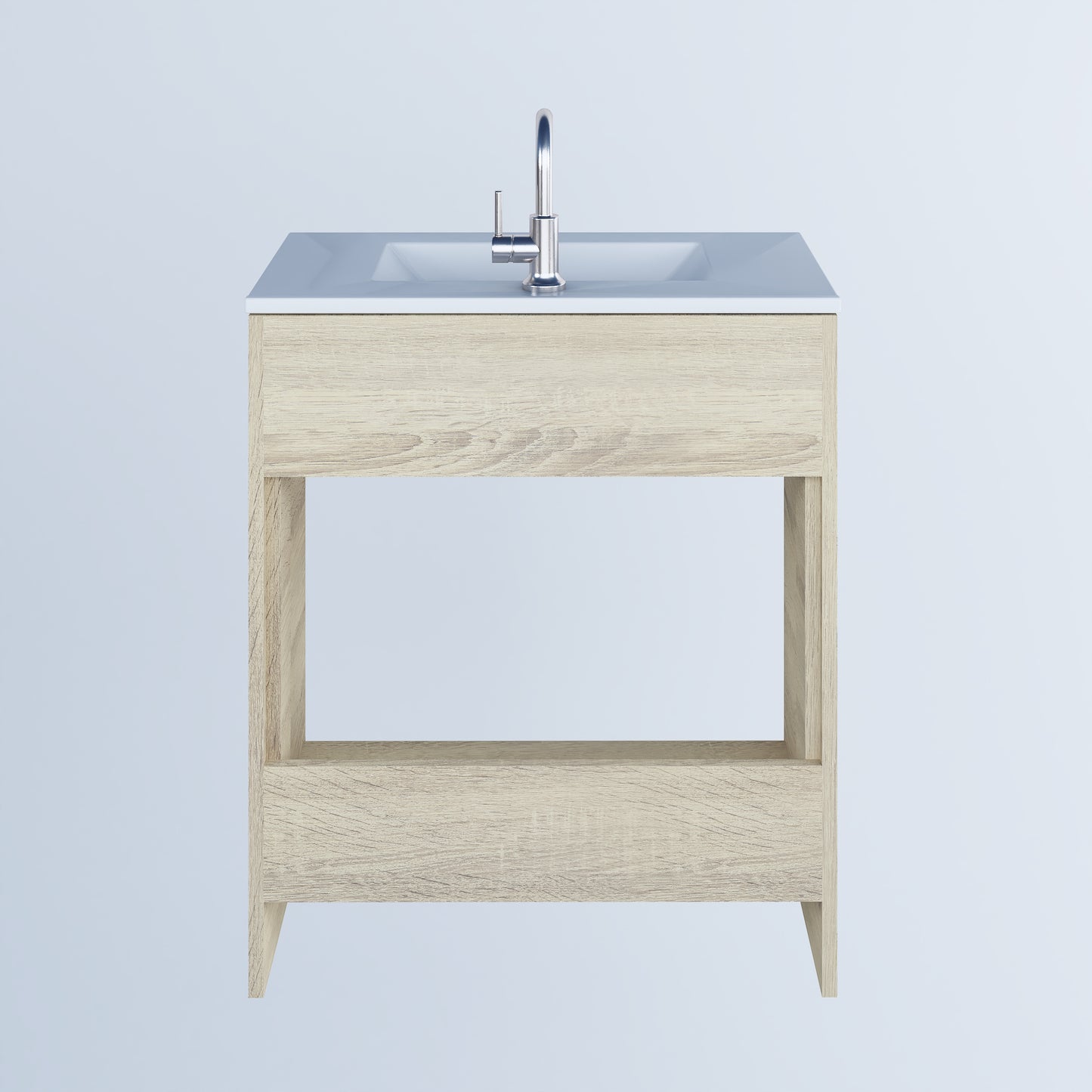 Villa 30" Bathroom Vanity with Ceramic integrated counter top