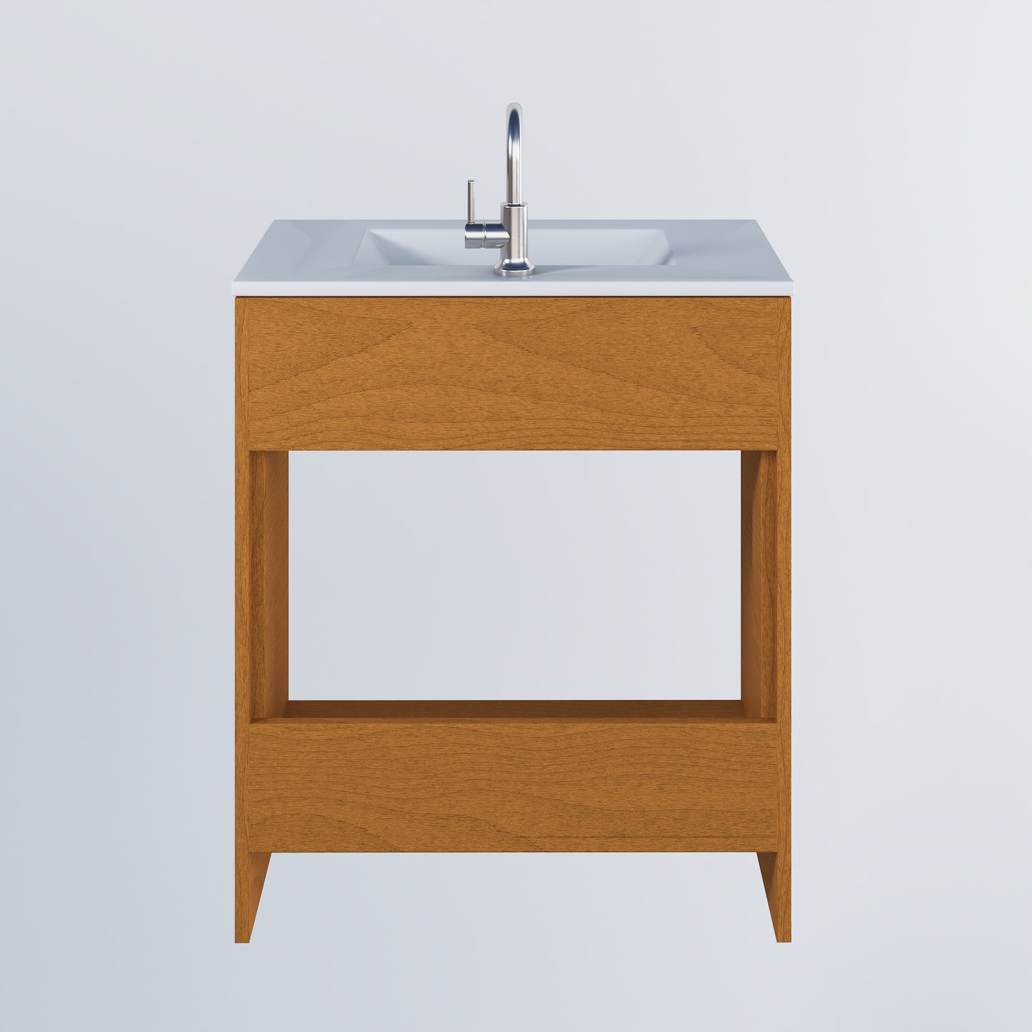 Villa 30" Bathroom Vanity with Ceramic integrated counter top