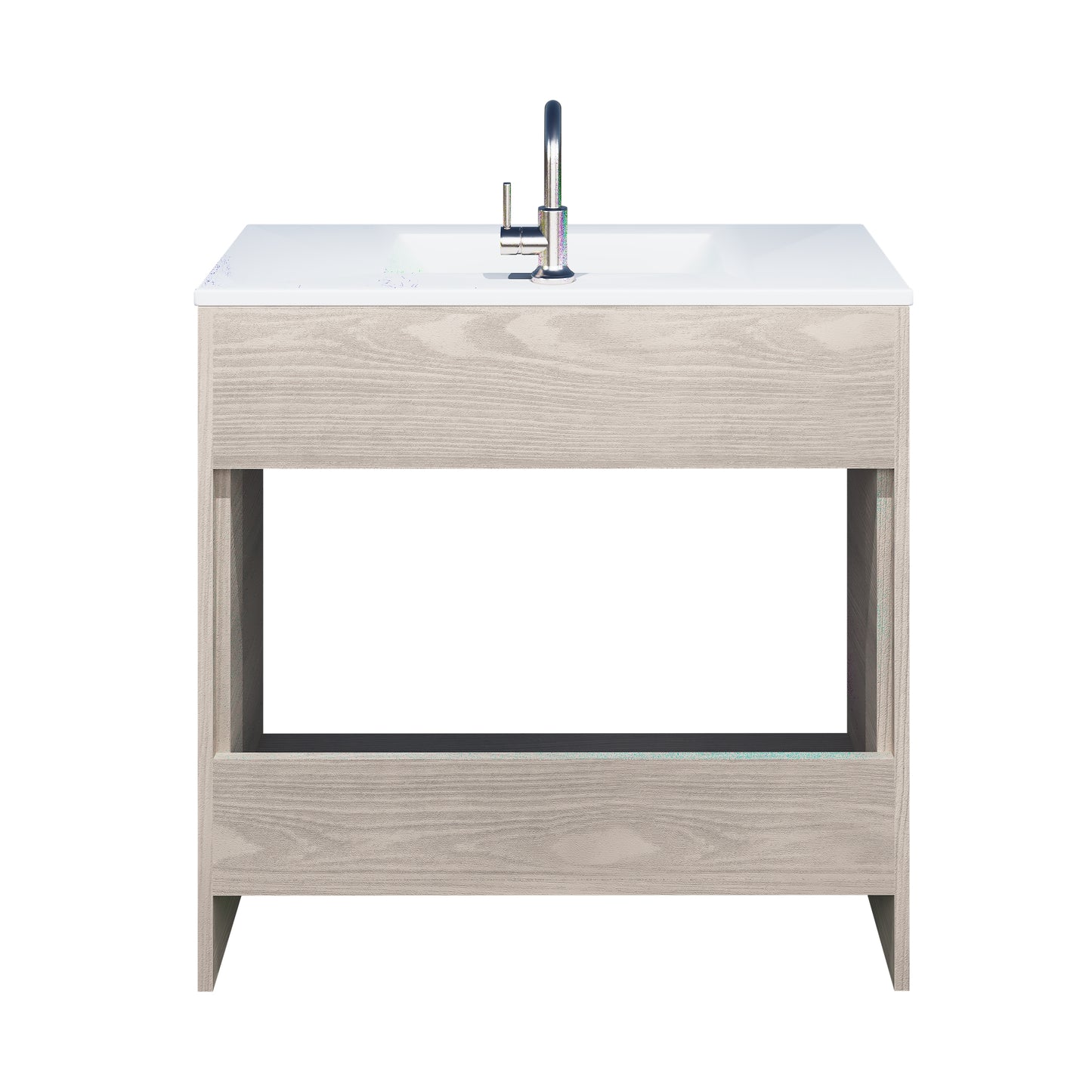 Villa 36" Bathroom Vanity with Ceramic integrated counter top