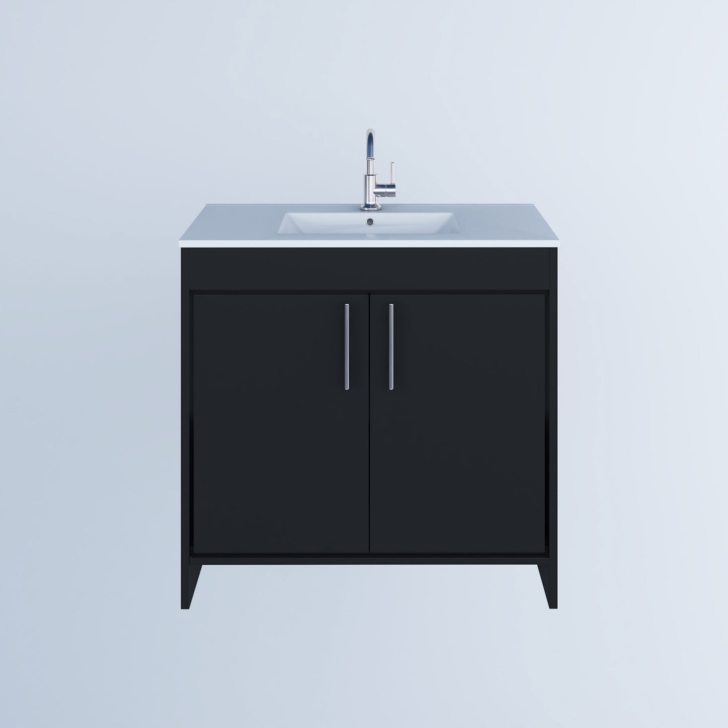 Villa 36" Bathroom Vanity with Ceramic integrated counter top