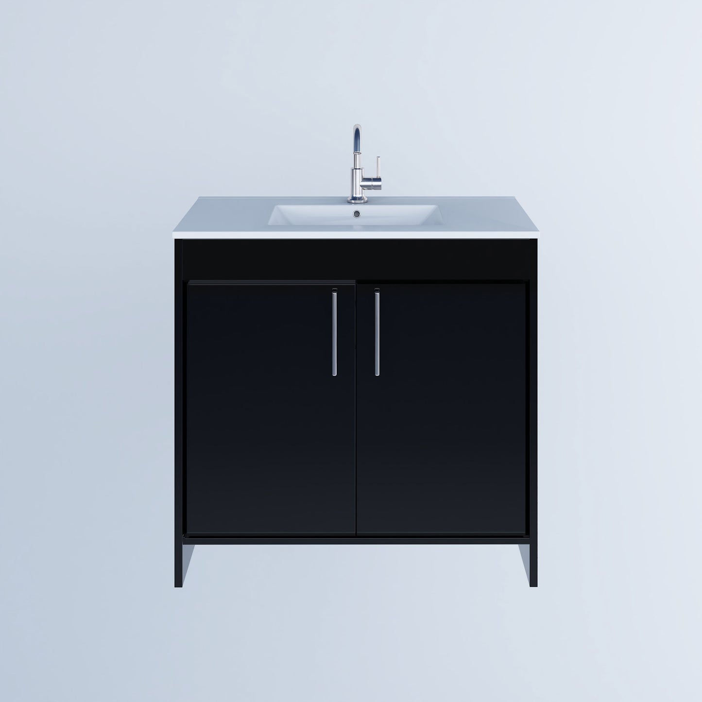 Villa 36" Bathroom Vanity with Ceramic integrated counter top