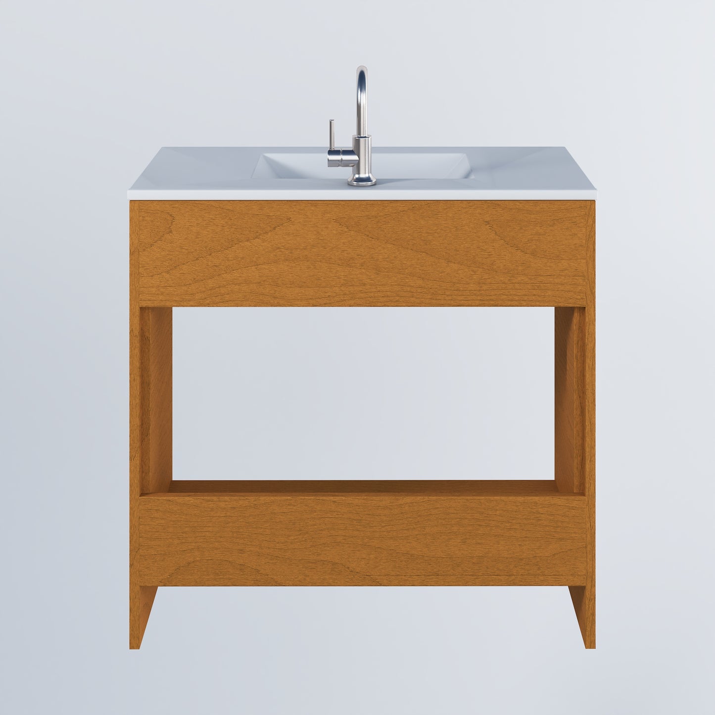 Villa 36" Bathroom Vanity with Ceramic integrated counter top