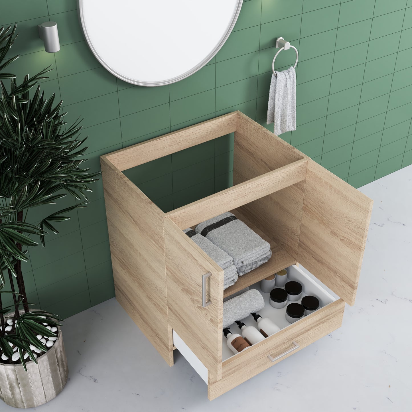 Zuma 30" Bathroom Vanity Cabinet Only