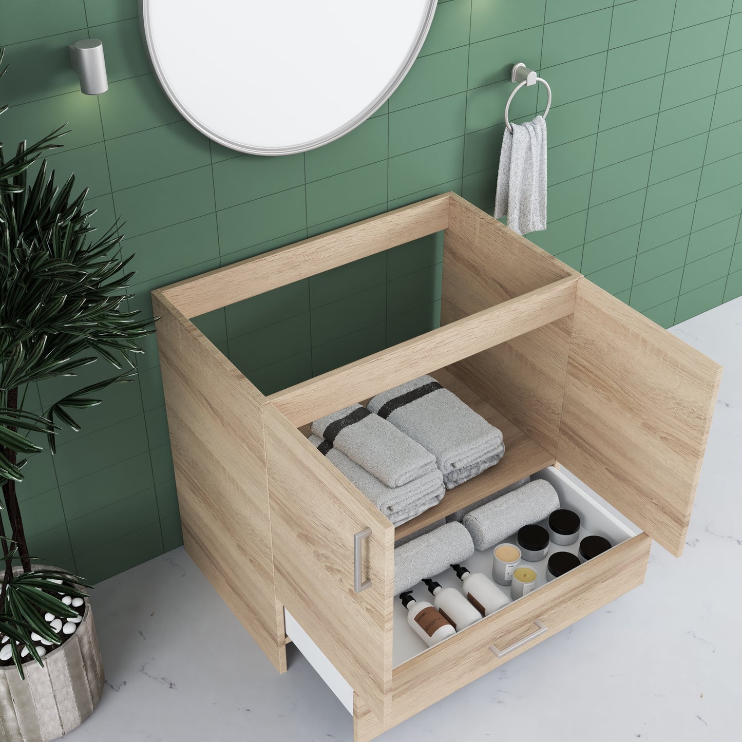 Zuma 36" Bathroom Vanity Cabinet Only