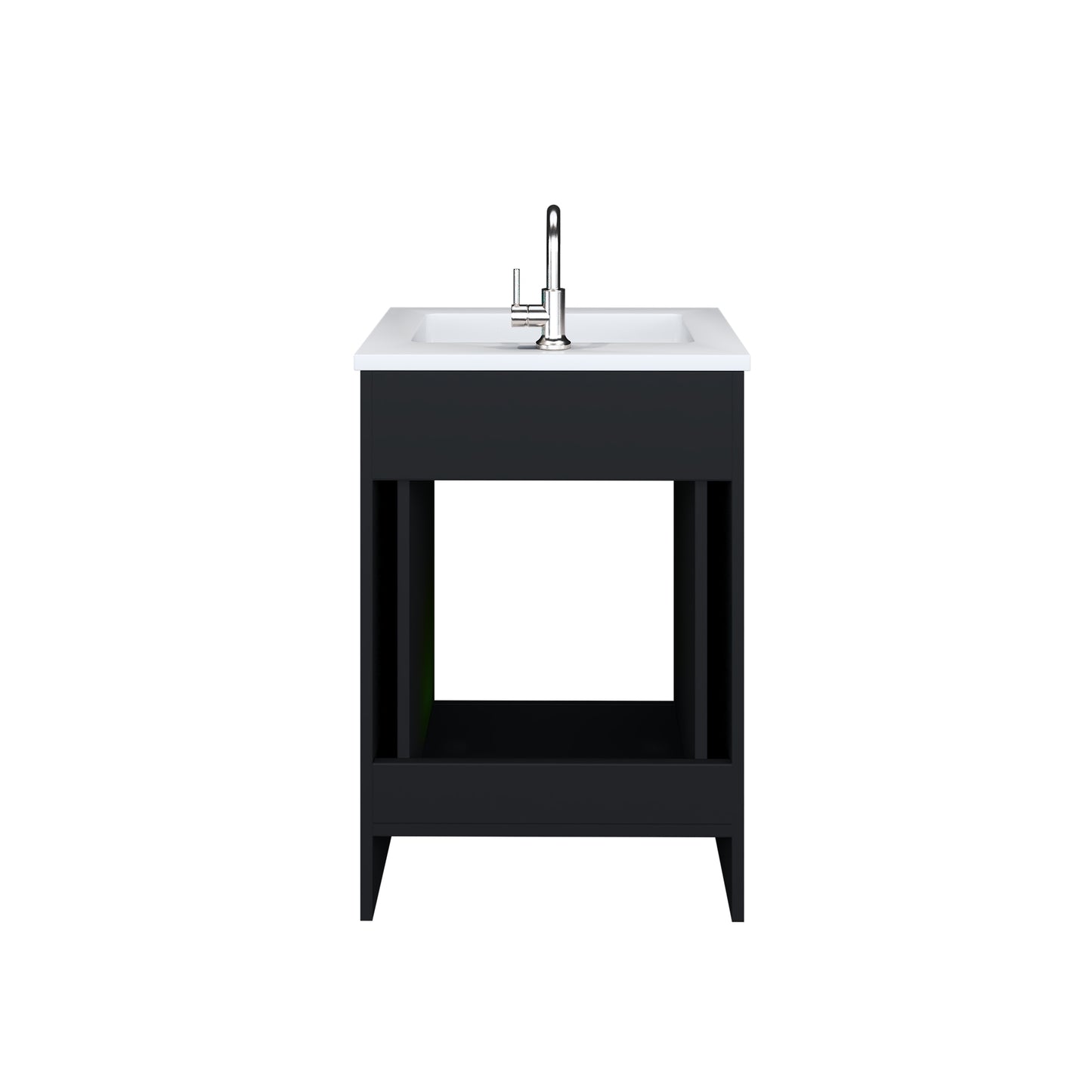 Austin 24" Bathroom Vanity with Acrylic integrated counter top