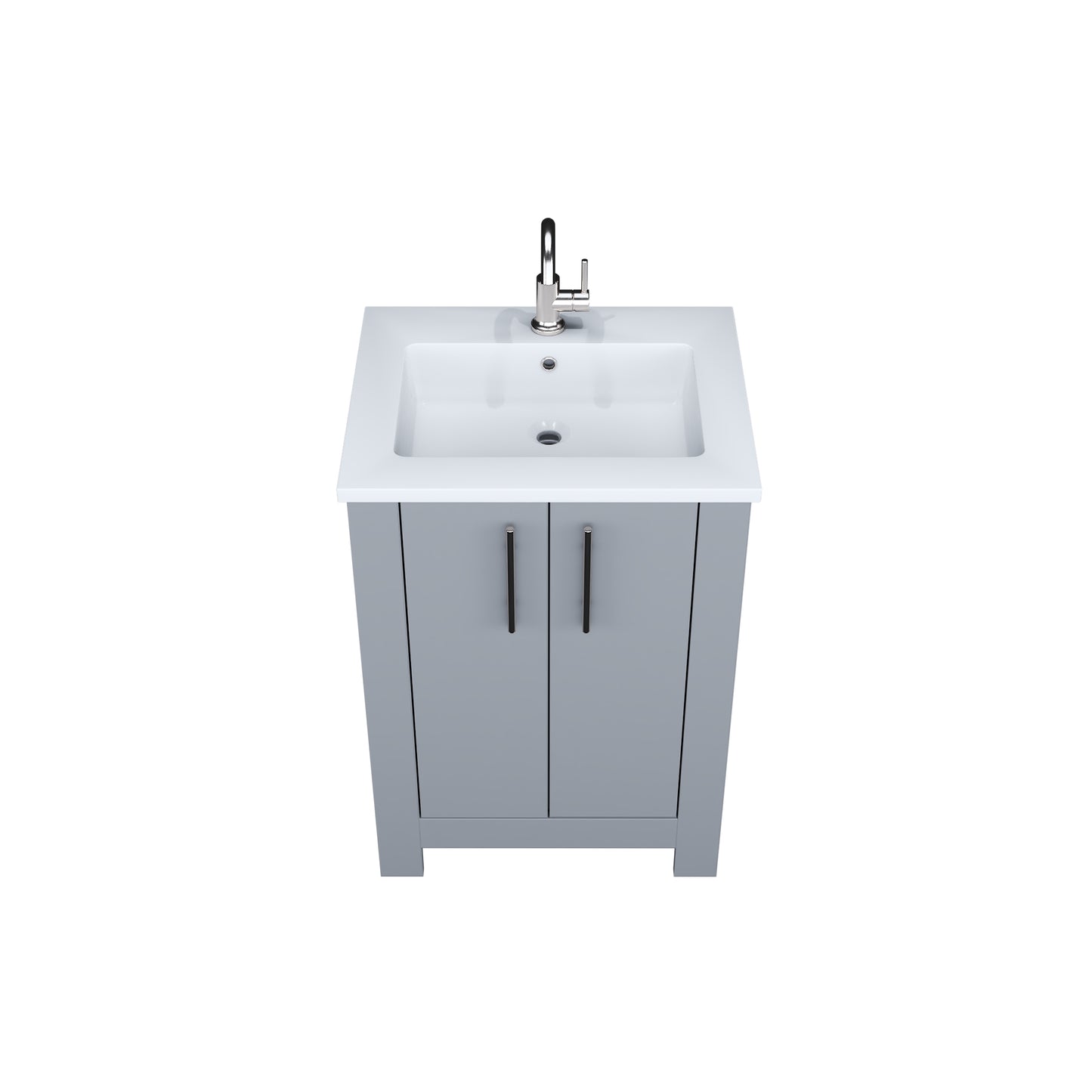 Austin 24" Bathroom Vanity with Acrylic integrated counter top