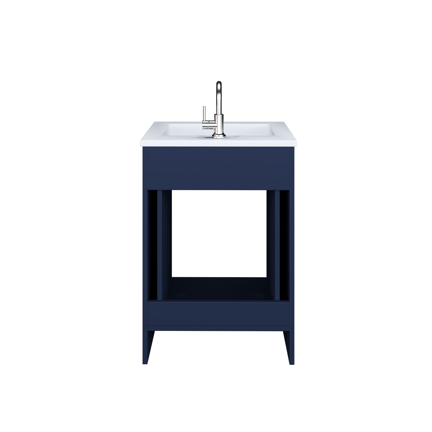 Austin 24" Bathroom Vanity with Acrylic integrated counter top