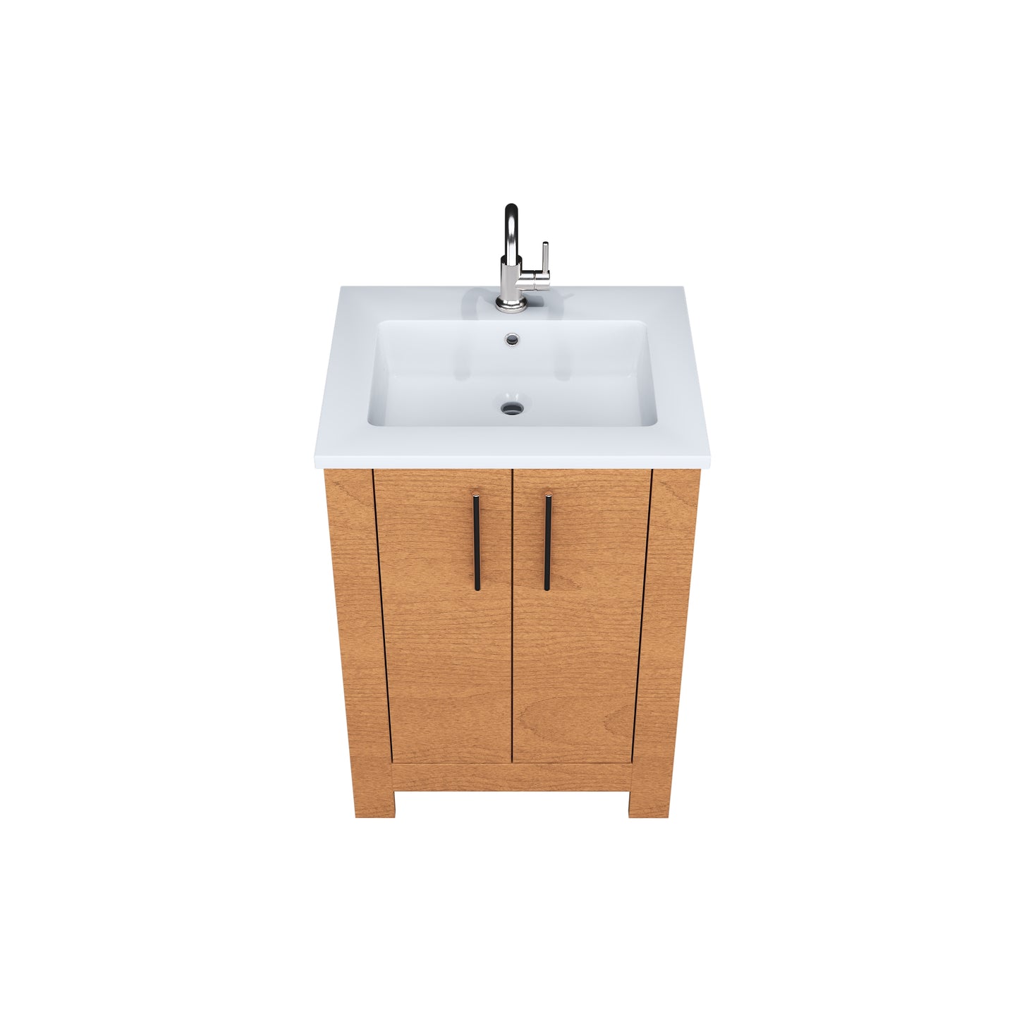 Austin 24" Bathroom Vanity with Acrylic integrated counter top