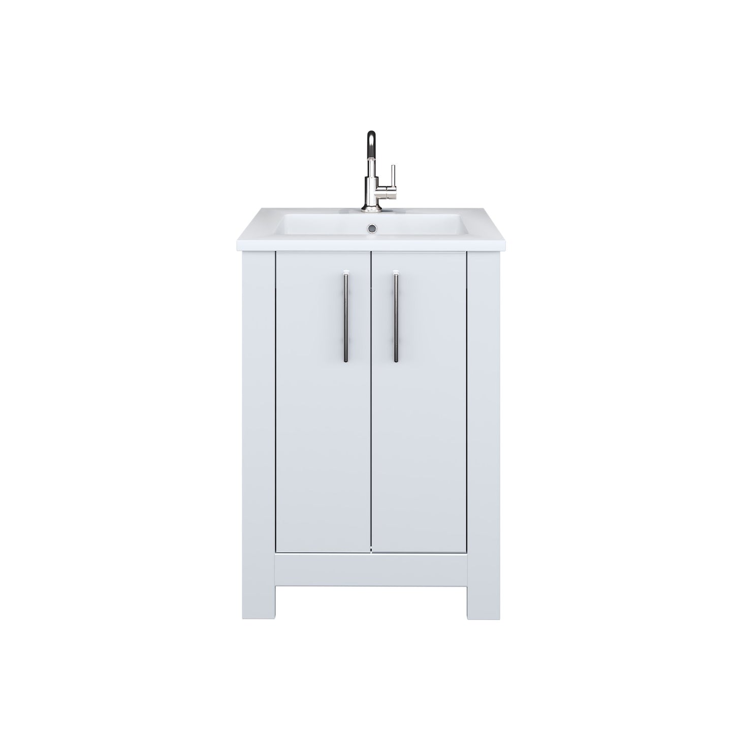 Austin 24" Bathroom Vanity with Acrylic integrated counter top