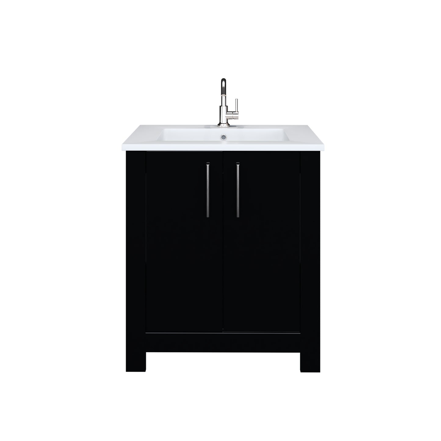 Austin 30" Bathroom Vanity with Acrylic integrated counter top