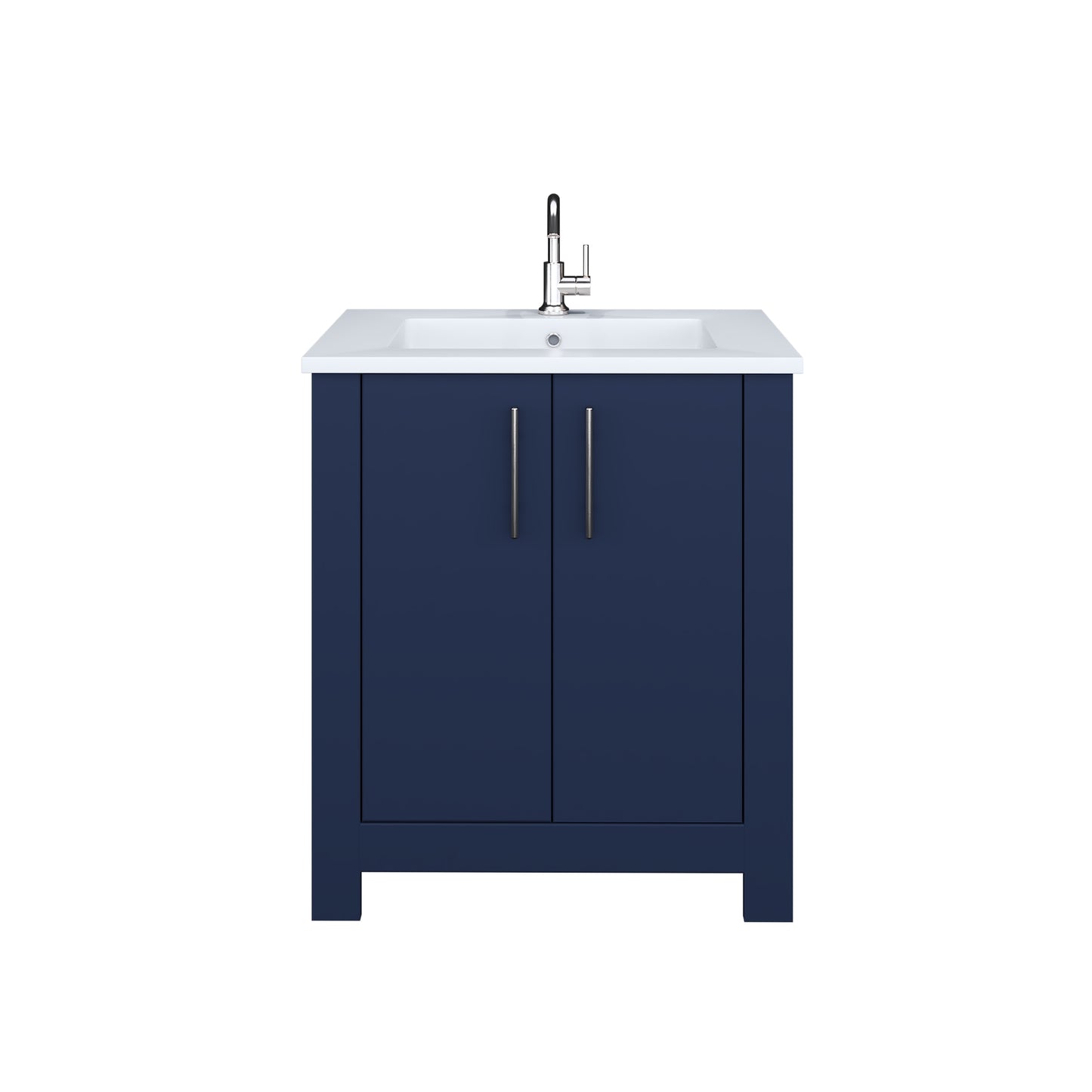 Austin 30" Bathroom Vanity with Acrylic integrated counter top