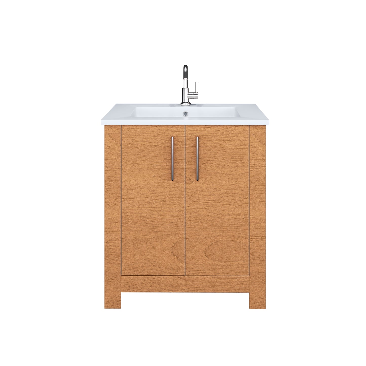 Austin 30" Bathroom Vanity with Acrylic integrated counter top